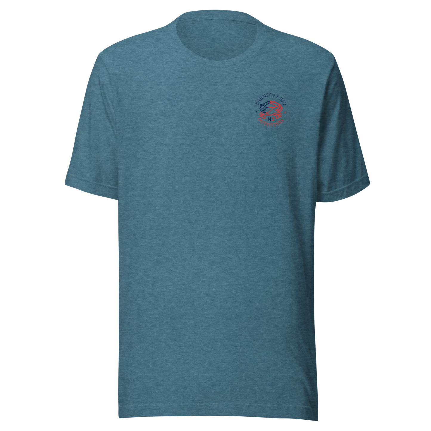 Red, White, & Blue Circle Flag Logo Unisex T-Shirt B+C 3001