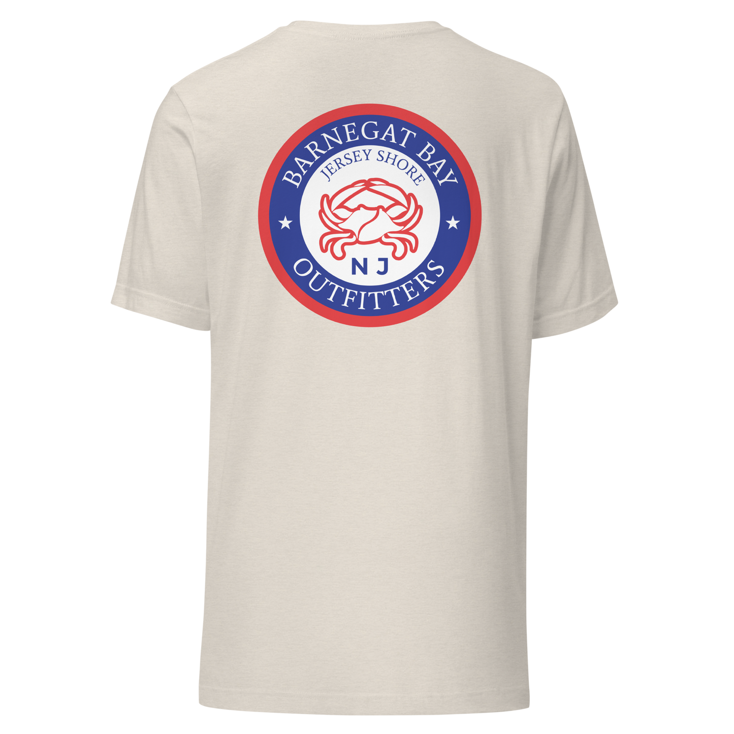 Red, White, & Blue Circle Crab Logo Unisex T-Shirt B+C 3001