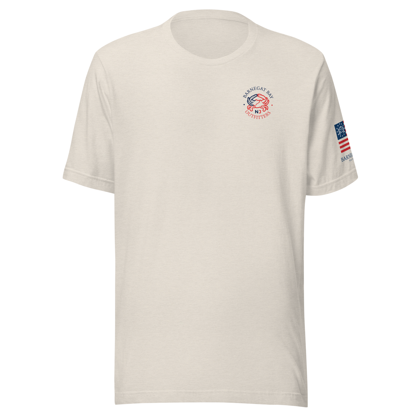 Red, White,& Blue AB Crab Logo Unisex T-Shirt B+C 3001 SL