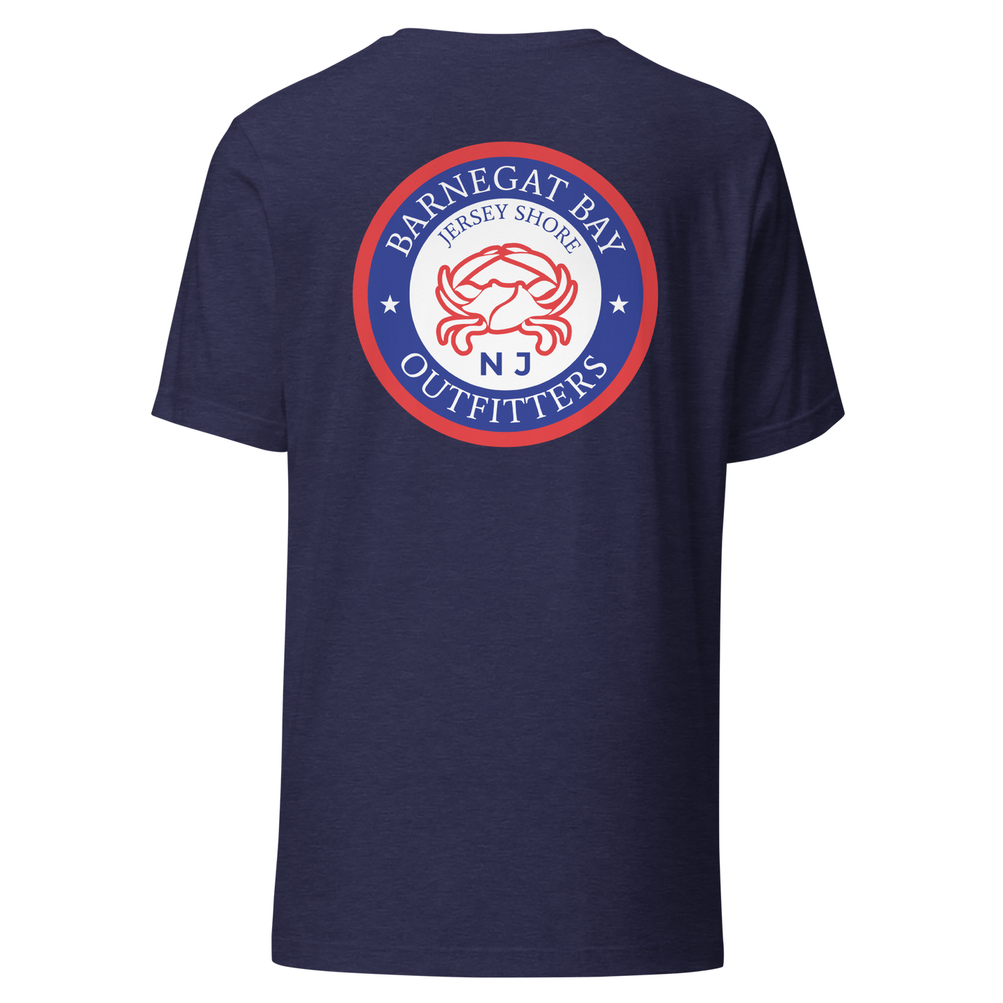 Red, White, & Blue Circle Crab Logo Unisex T-Shirt B+C 3001