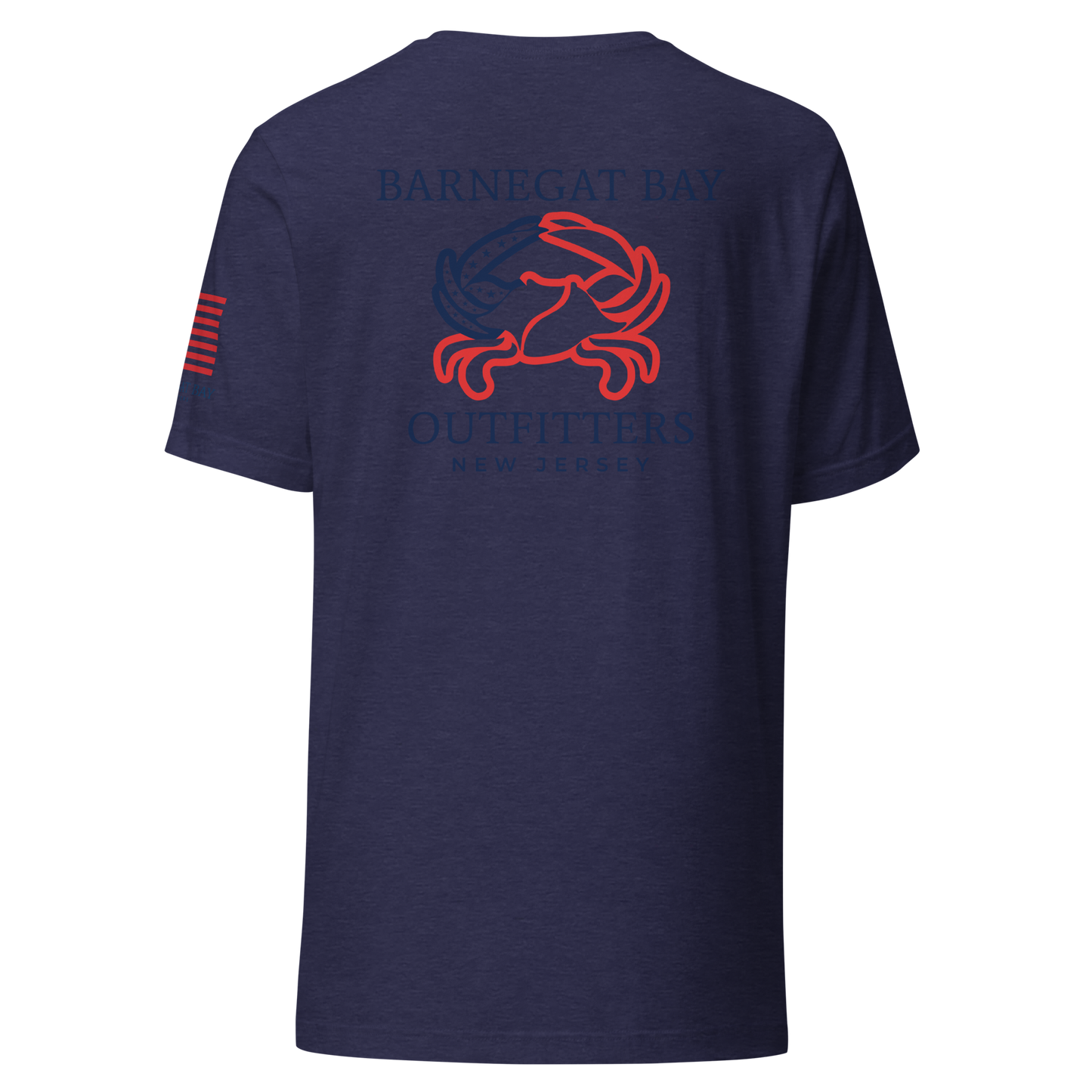 Red, White,& Blue AB Crab Logo Unisex T-Shirt B+C 3001 SL