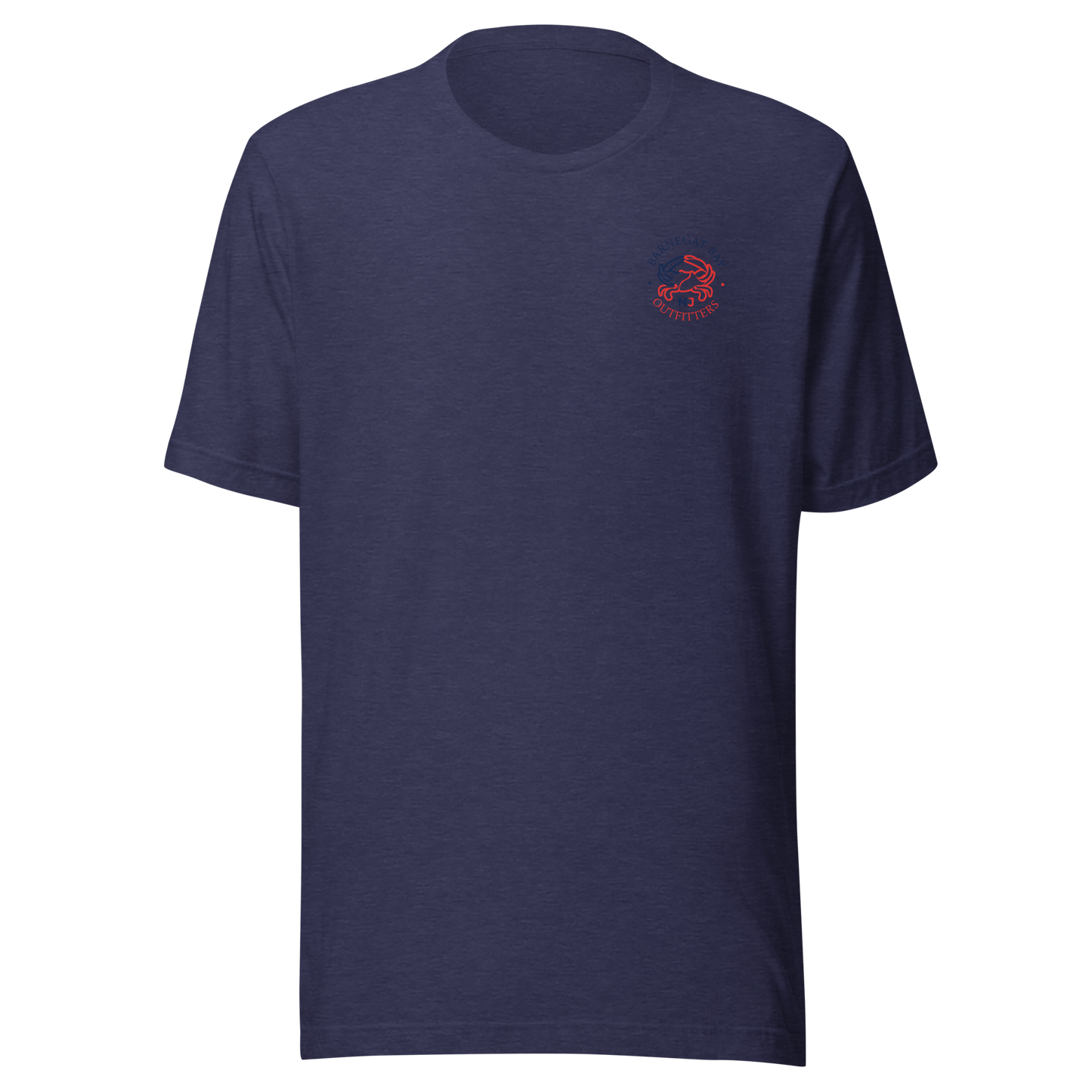 Red, White, & Blue Circle Flag Logo Unisex T-Shirt B+C 3001