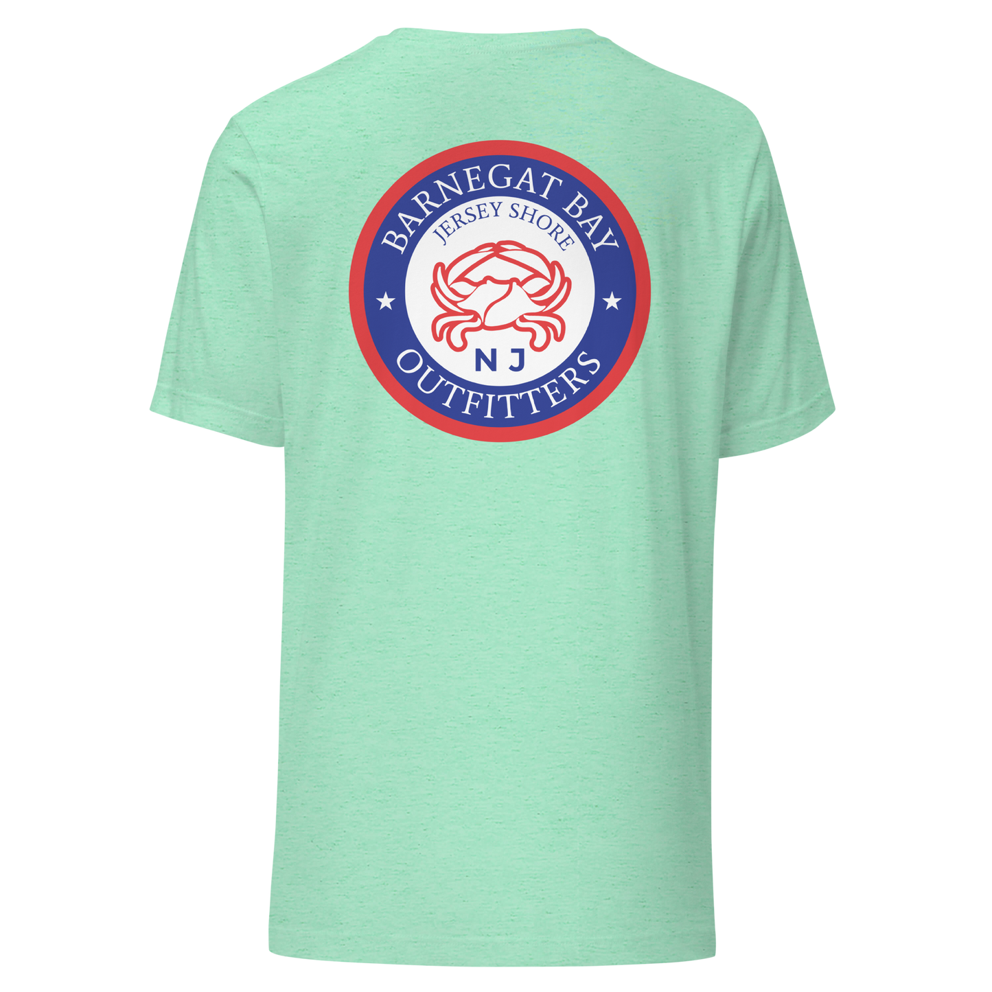 Red, White, & Blue Circle Crab Logo Unisex T-Shirt B+C 3001