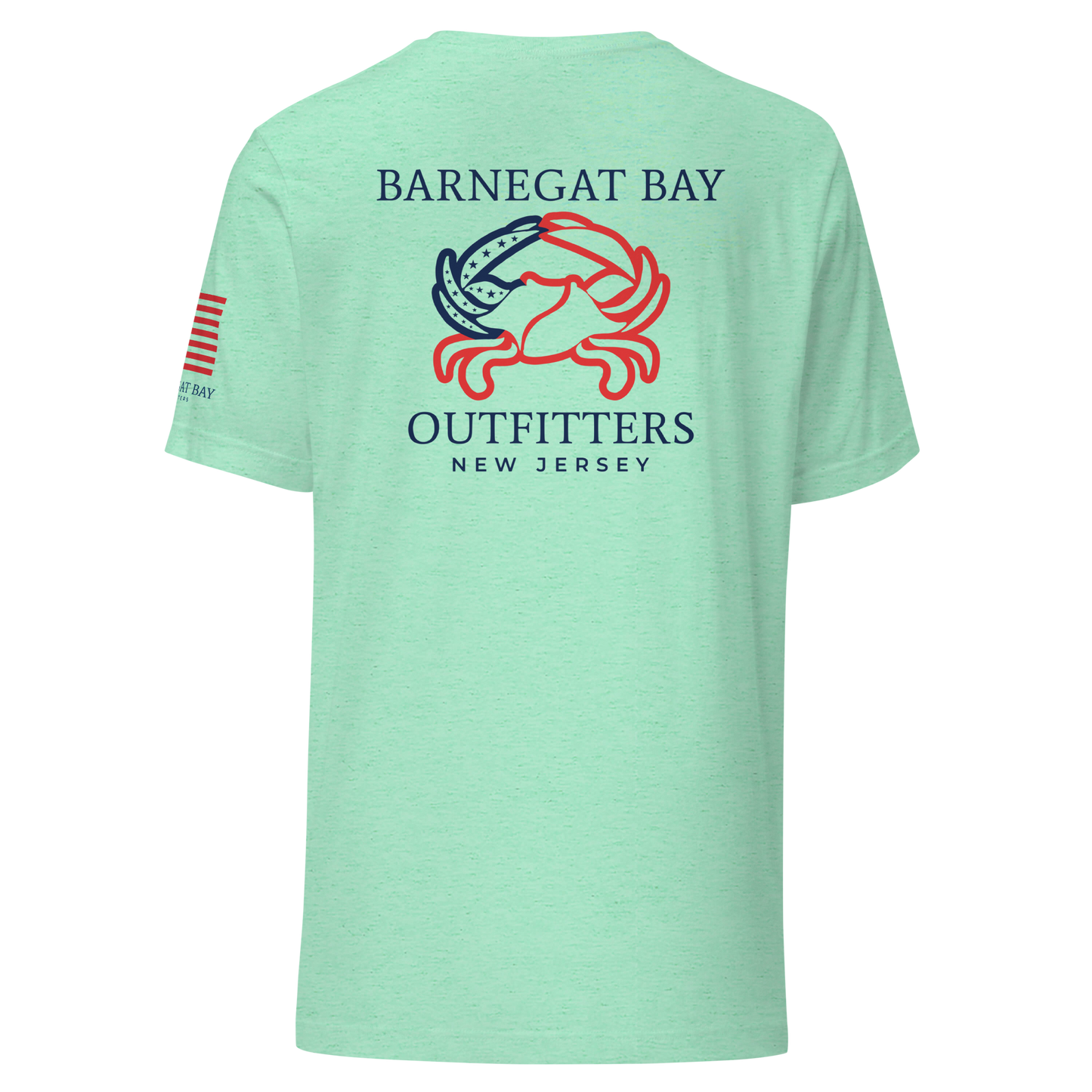 Red, White,& Blue AB Crab Logo Unisex T-Shirt B+C 3001 SL