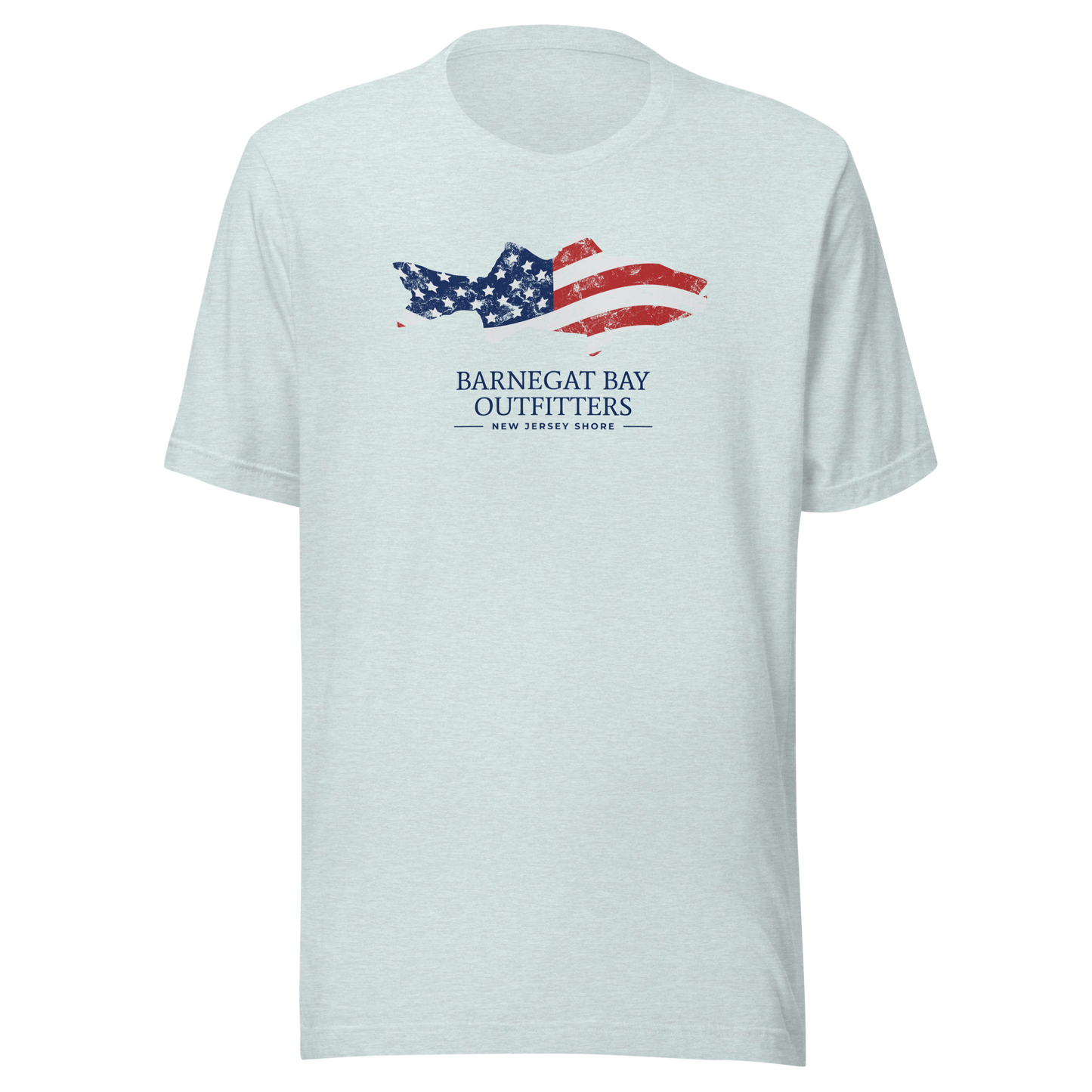 Red, White, & Blue Striped Bass Front Logo B+C 3001