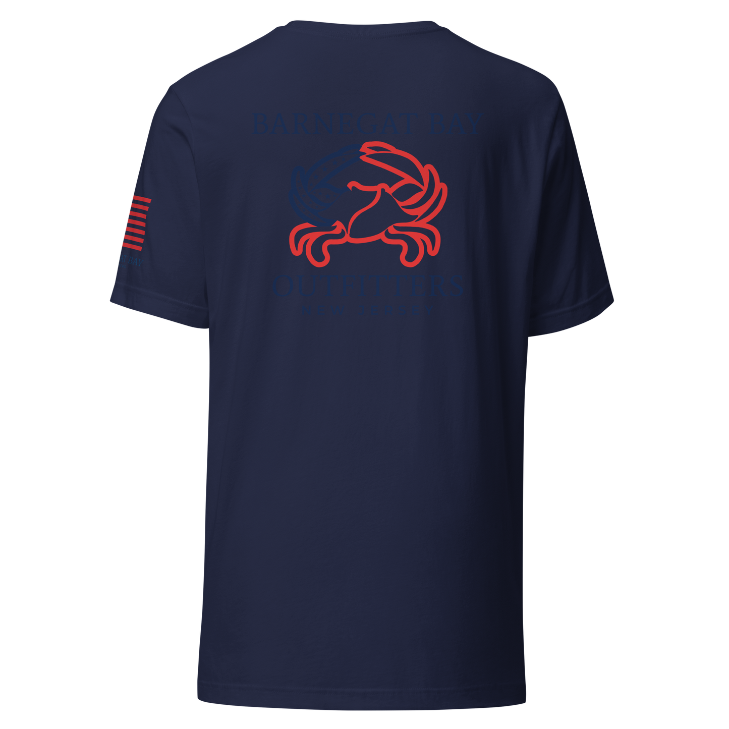 Red, White,& Blue AB Crab Logo Unisex T-Shirt B+C 3001 SL