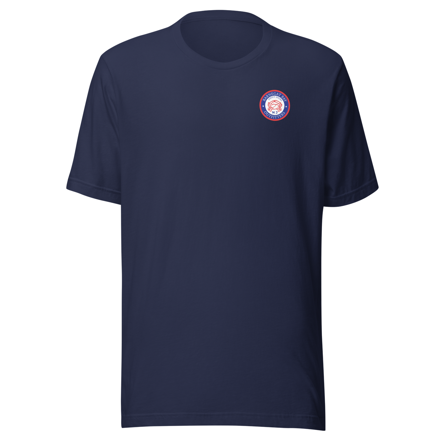 Red, White, & Blue Circle Crab Logo Unisex T-Shirt B+C 3001