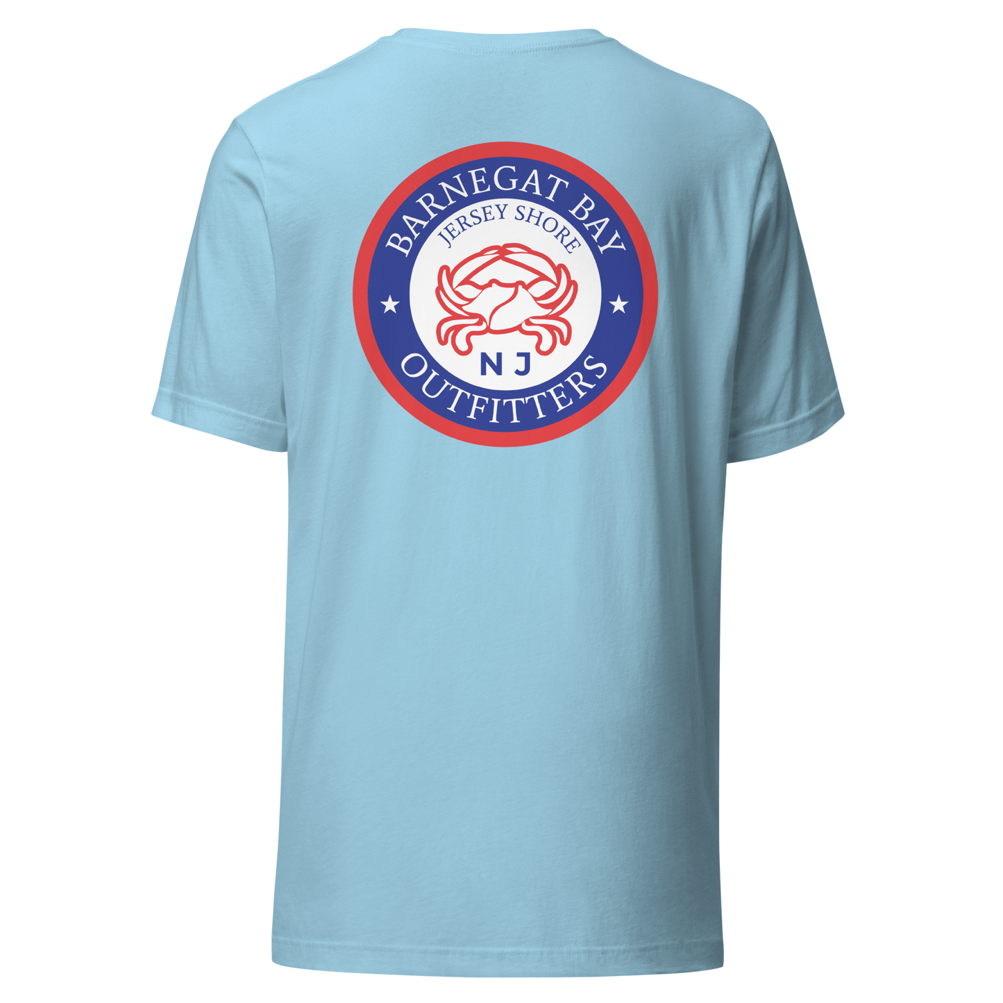 Red, White, & Blue Circle Crab Logo Unisex T-Shirt B+C 3001