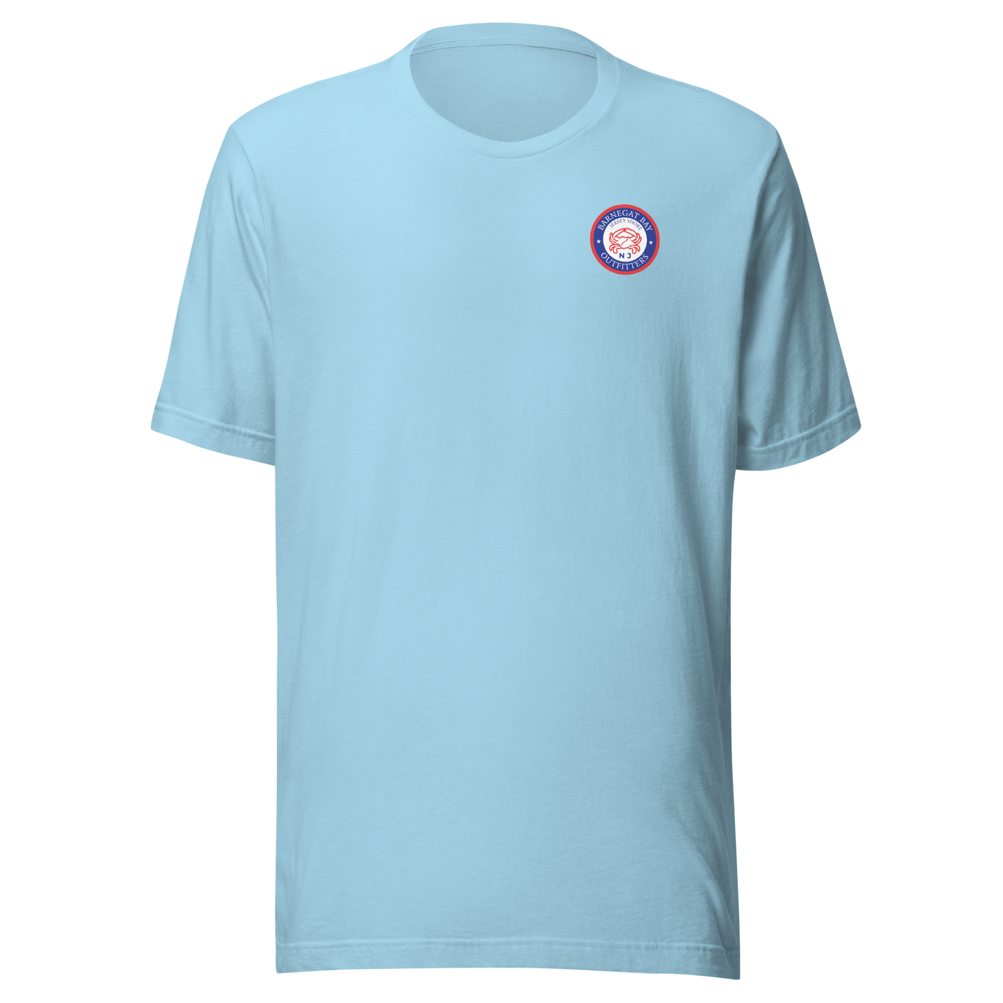 Red, White, & Blue Circle Crab Logo Unisex T-Shirt B+C 3001