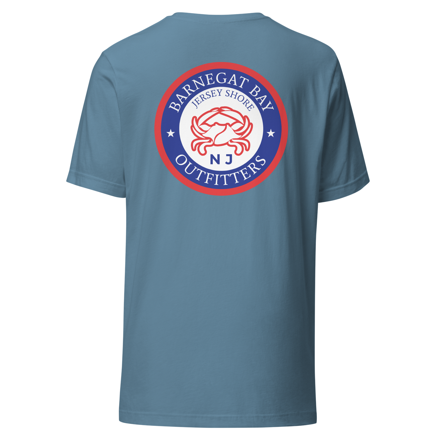 Red, White, & Blue Circle Crab Logo Unisex T-Shirt B+C 3001