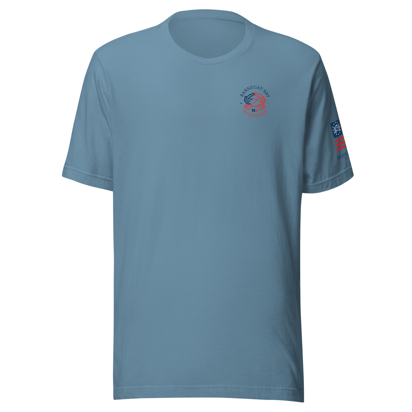 Red, White,& Blue AB Crab Logo Unisex T-Shirt B+C 3001 SL