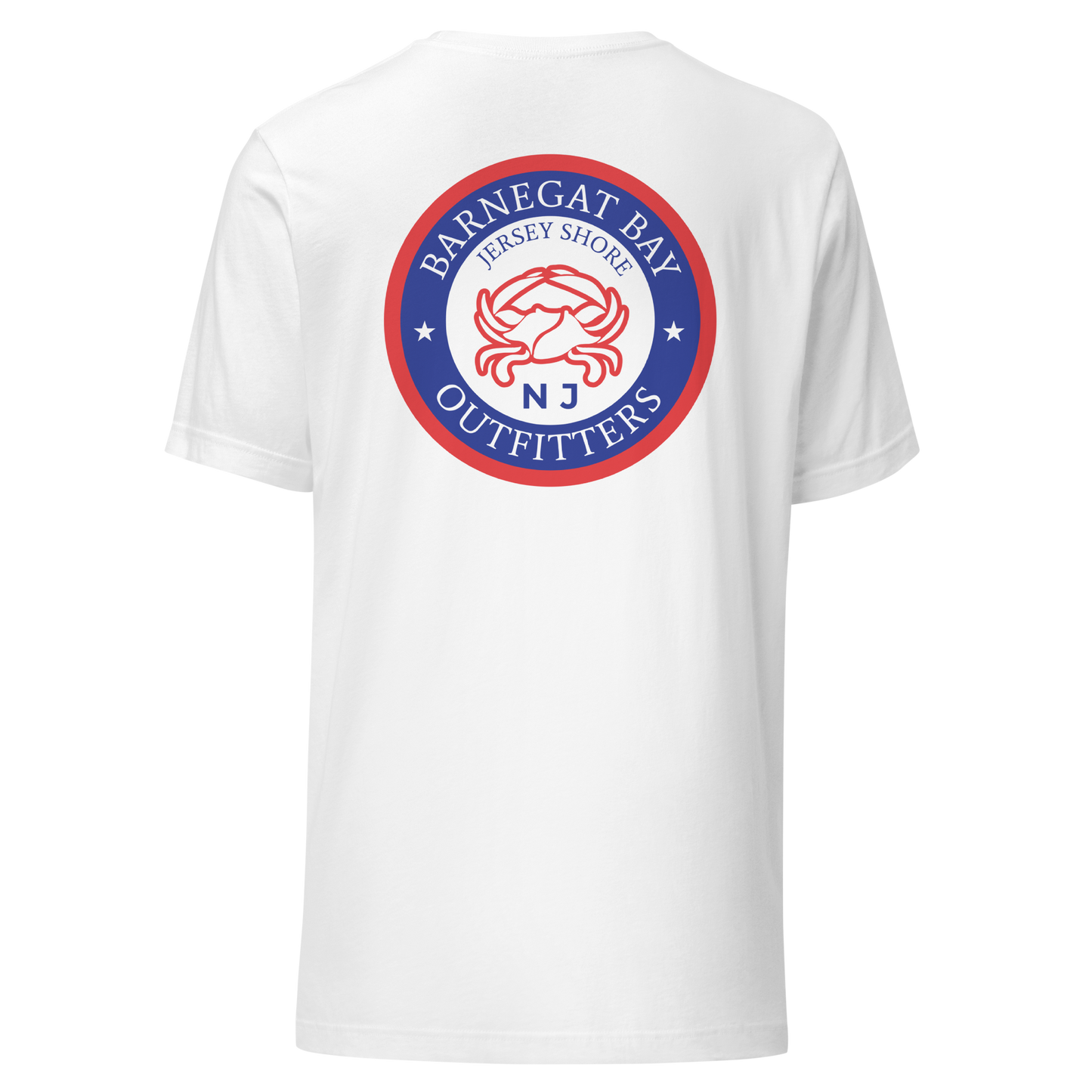 Red, White, & Blue Circle Crab Logo Unisex T-Shirt B+C 3001