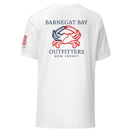 Red, White,& Blue AB Crab Logo Unisex T-Shirt B+C 3001 SL