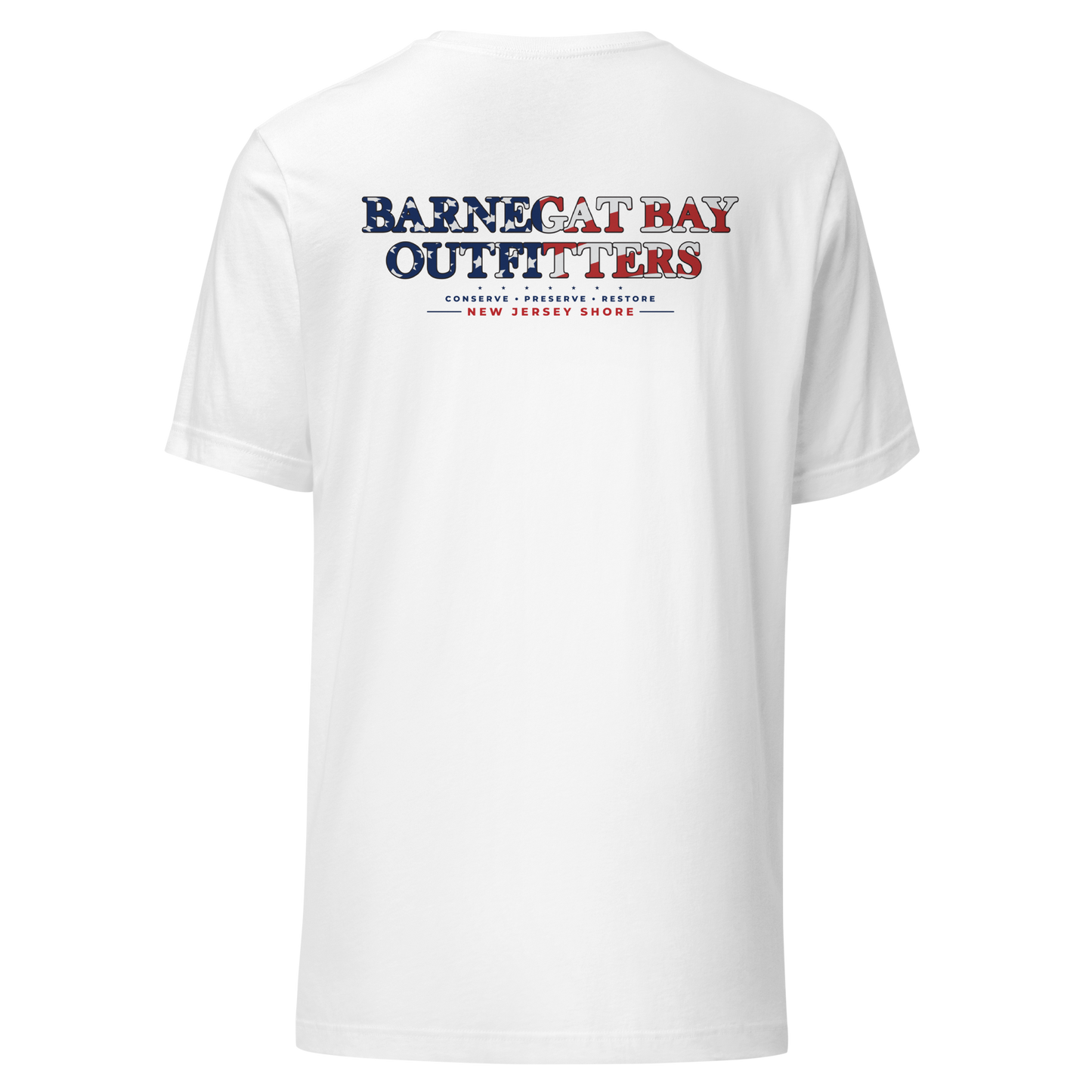 Red, White, & Blue - Barnegat Bay Logo Flag - B+C 3001