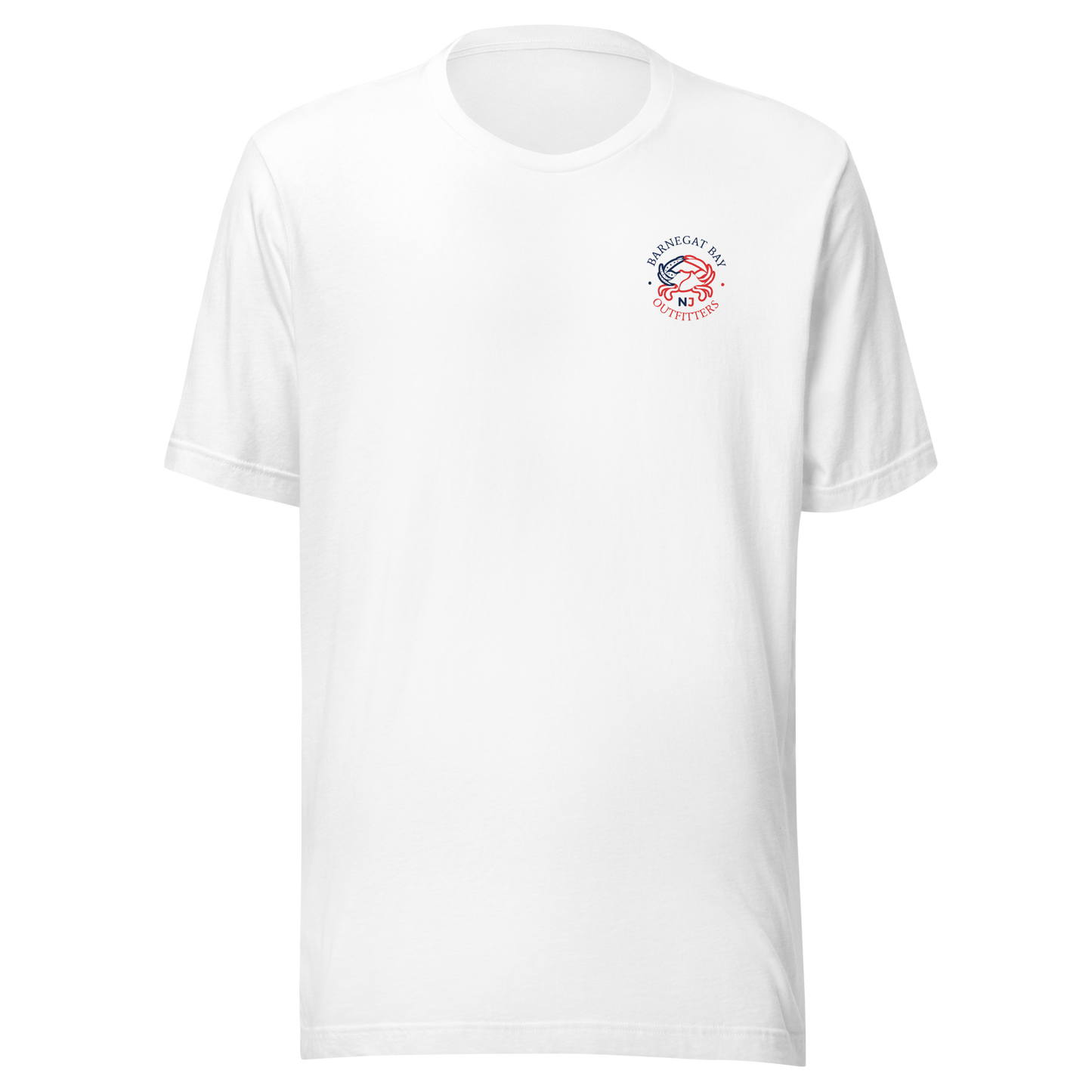 Red, White, & Blue Circle Flag Logo Unisex T-Shirt B+C 3001