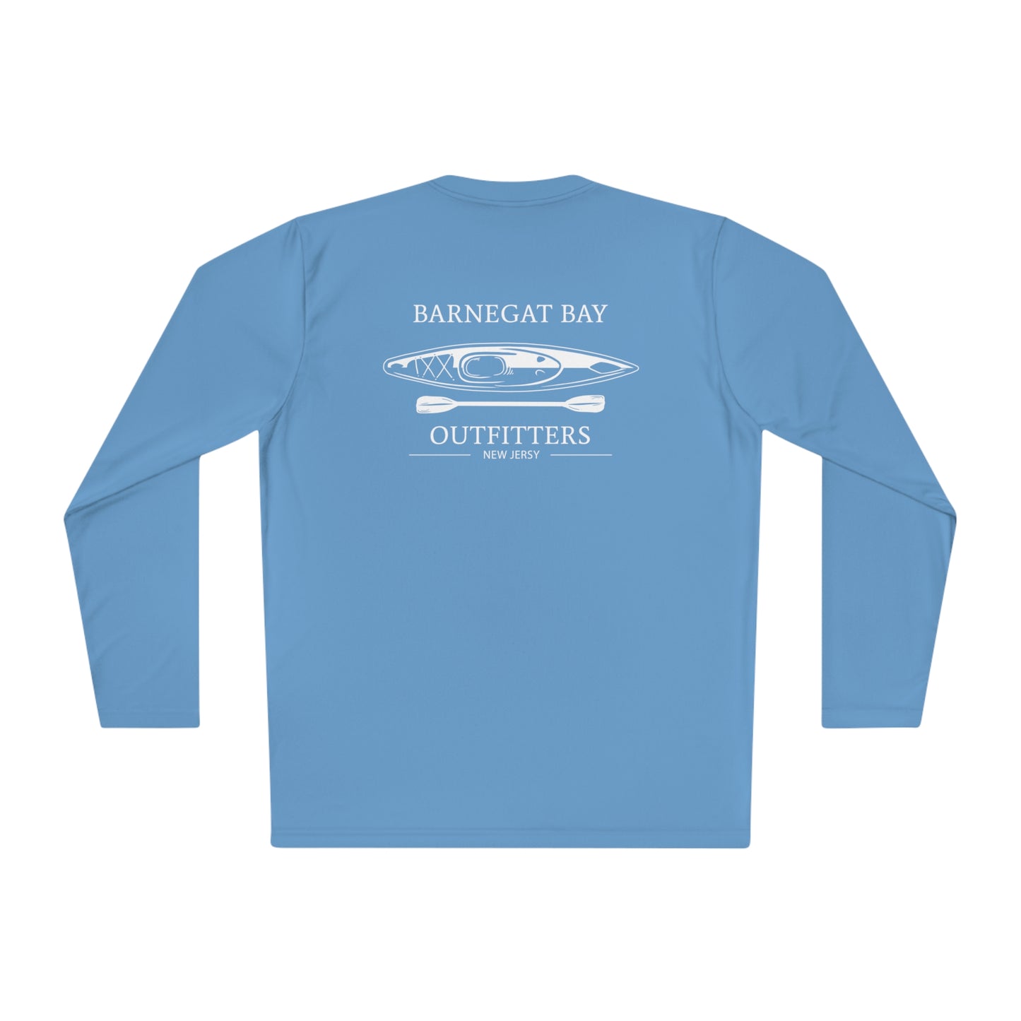 UPF40+ Kayak White Logo Unisex Performance Long Sleeve Tee