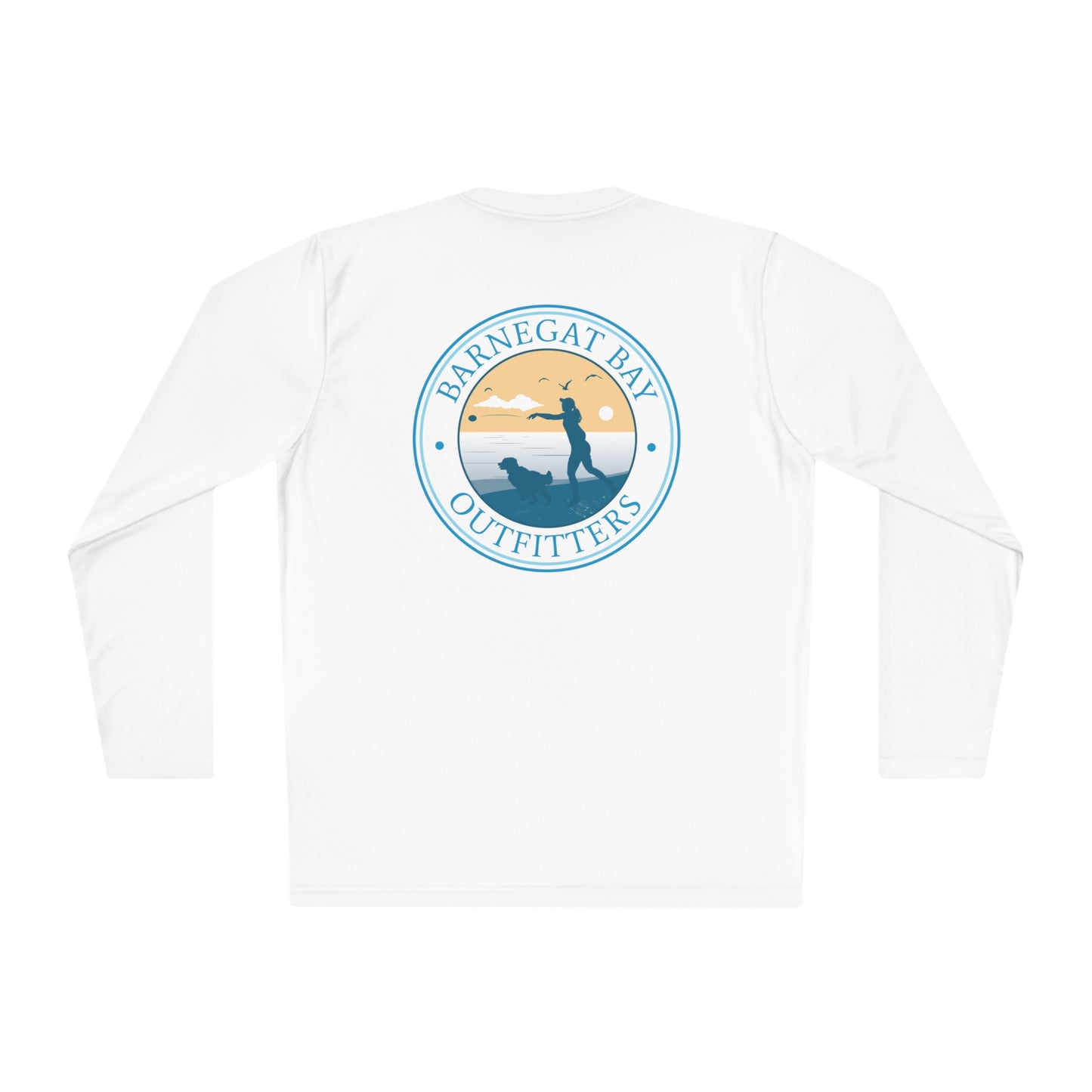 UPF40+ Fetch Scene Logo Unisex Performance Long Sleeve Tee