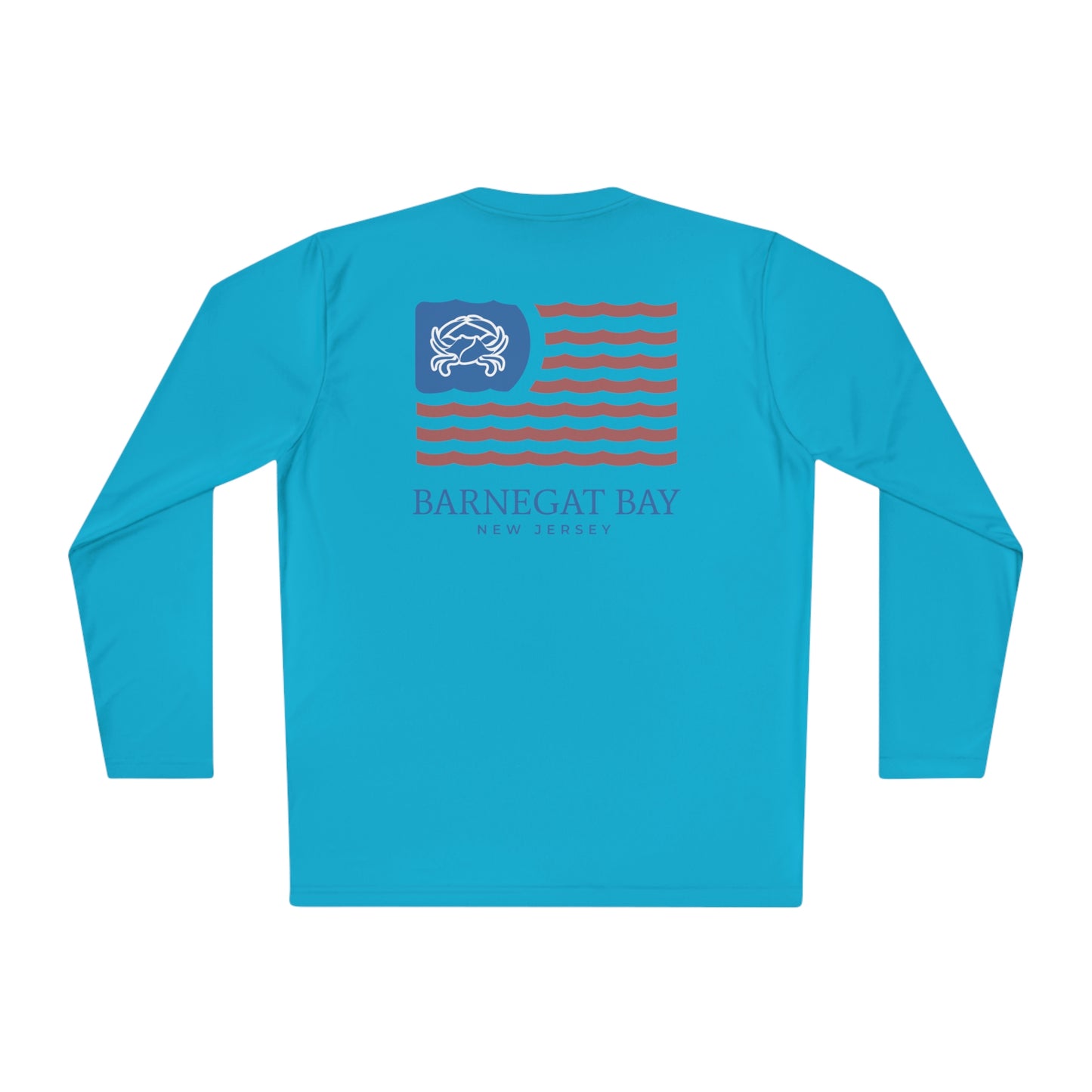 UPF40+ Barnegat Bay Flag Logo Unisex Performance Long Sleeve Tee