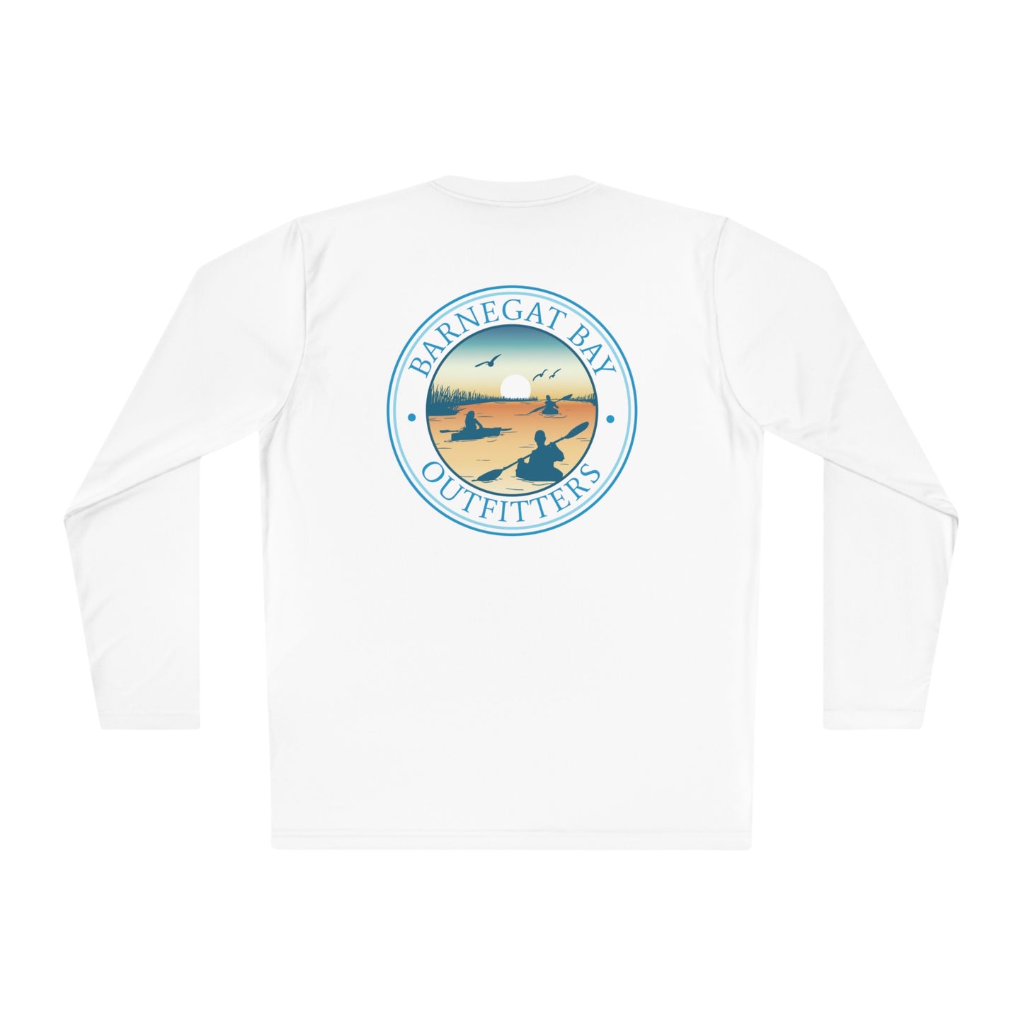 UPF40+ Kayak Scene Logo Unisex Performance Long Sleeve Tee