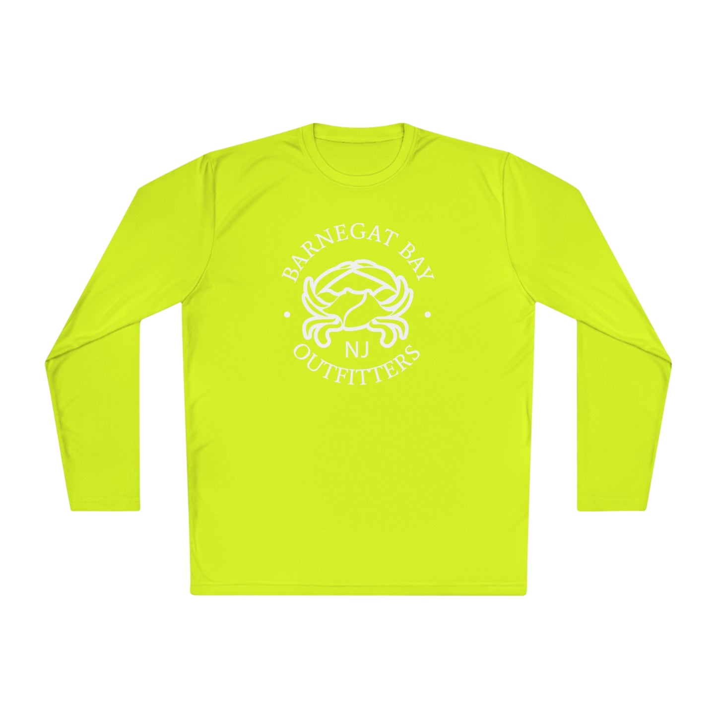 UPF40+ Crab Front Logo Unisex Performance Long Sleeve Tee