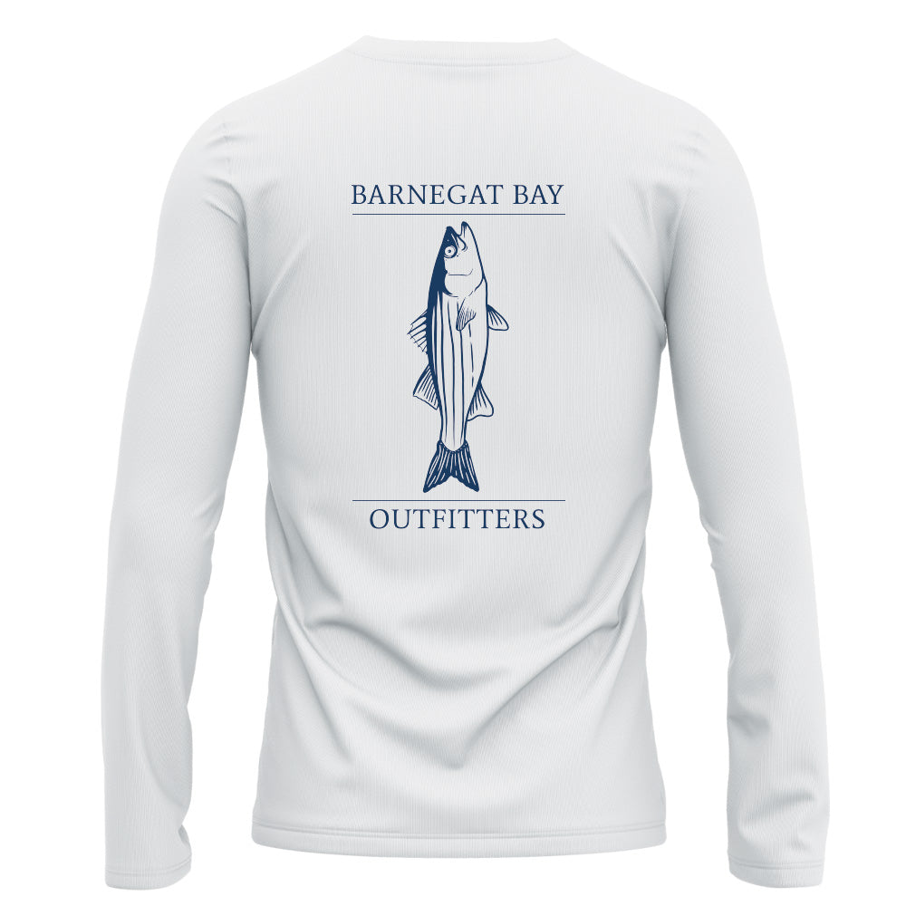 Barnegat Bay Outfitters Stripped Bass Performance UPF 50+ Sun Shirt