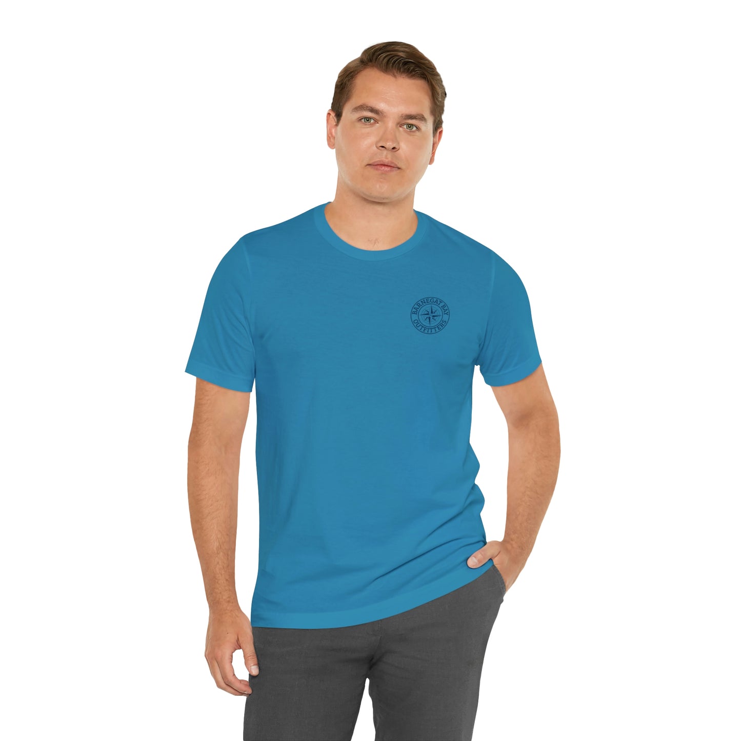 Barnegat Bay Map Soft Cotton T-Shirt