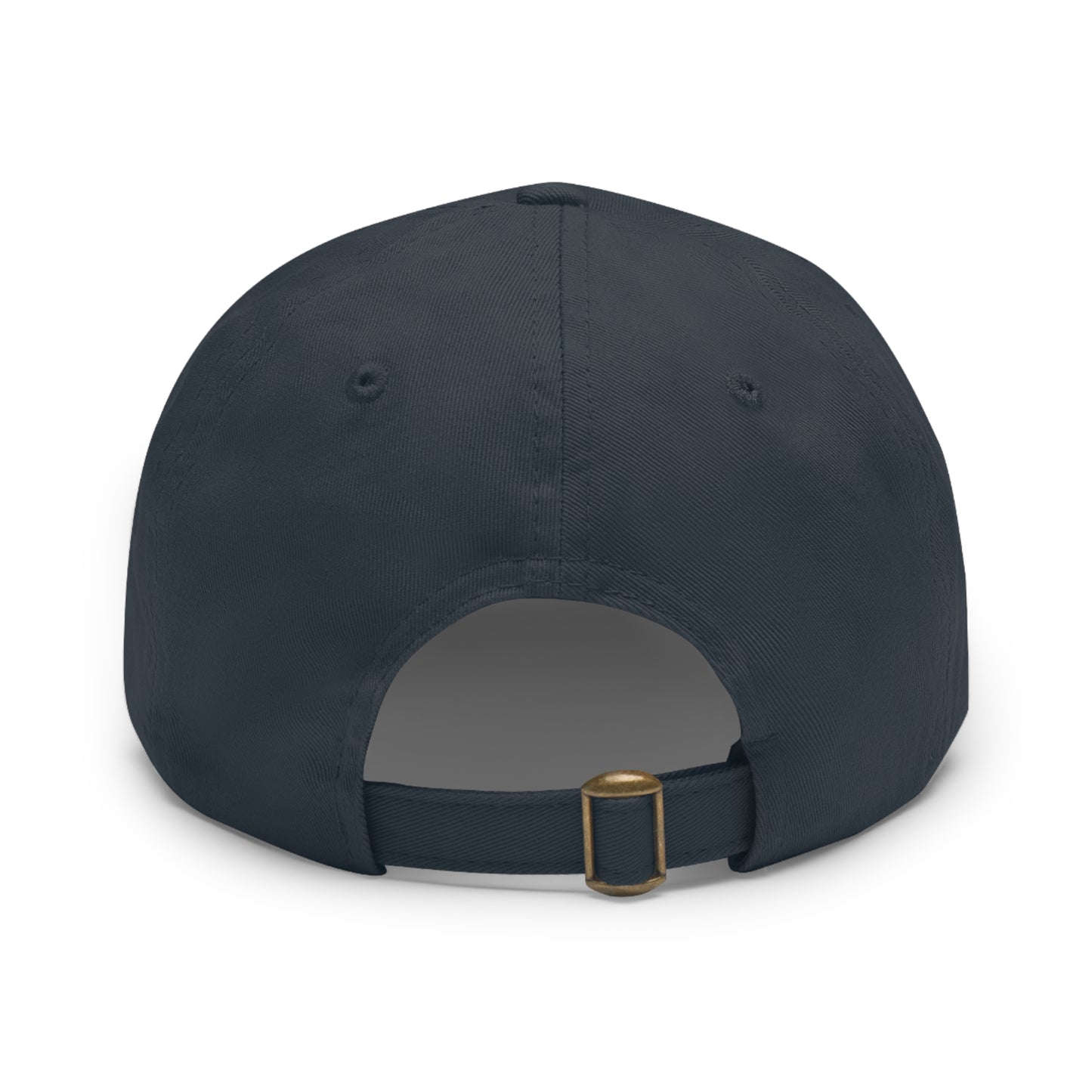 Compass Round Logo Leather Patch Hat