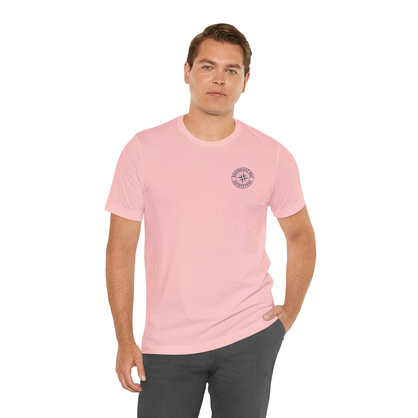 Barnegat Bay Map Soft Cotton T-Shirt