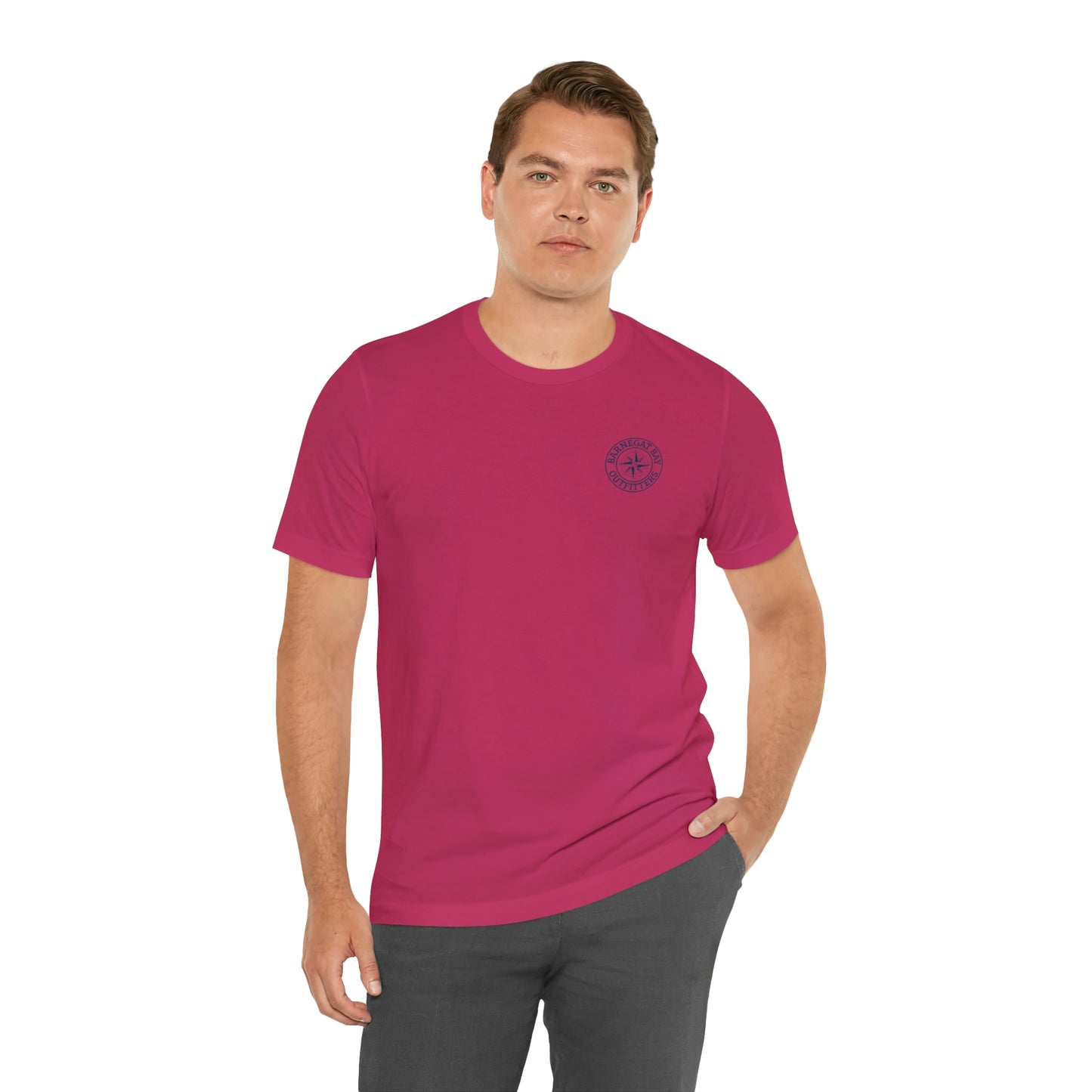 Barnegat Bay Map Soft Cotton T-Shirt