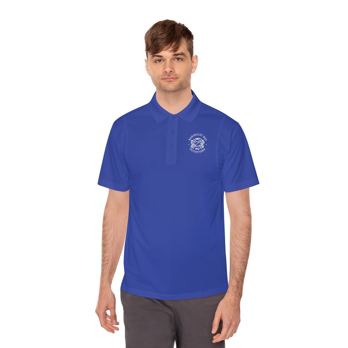 Crab NJ Logo Sport Polo Shirt