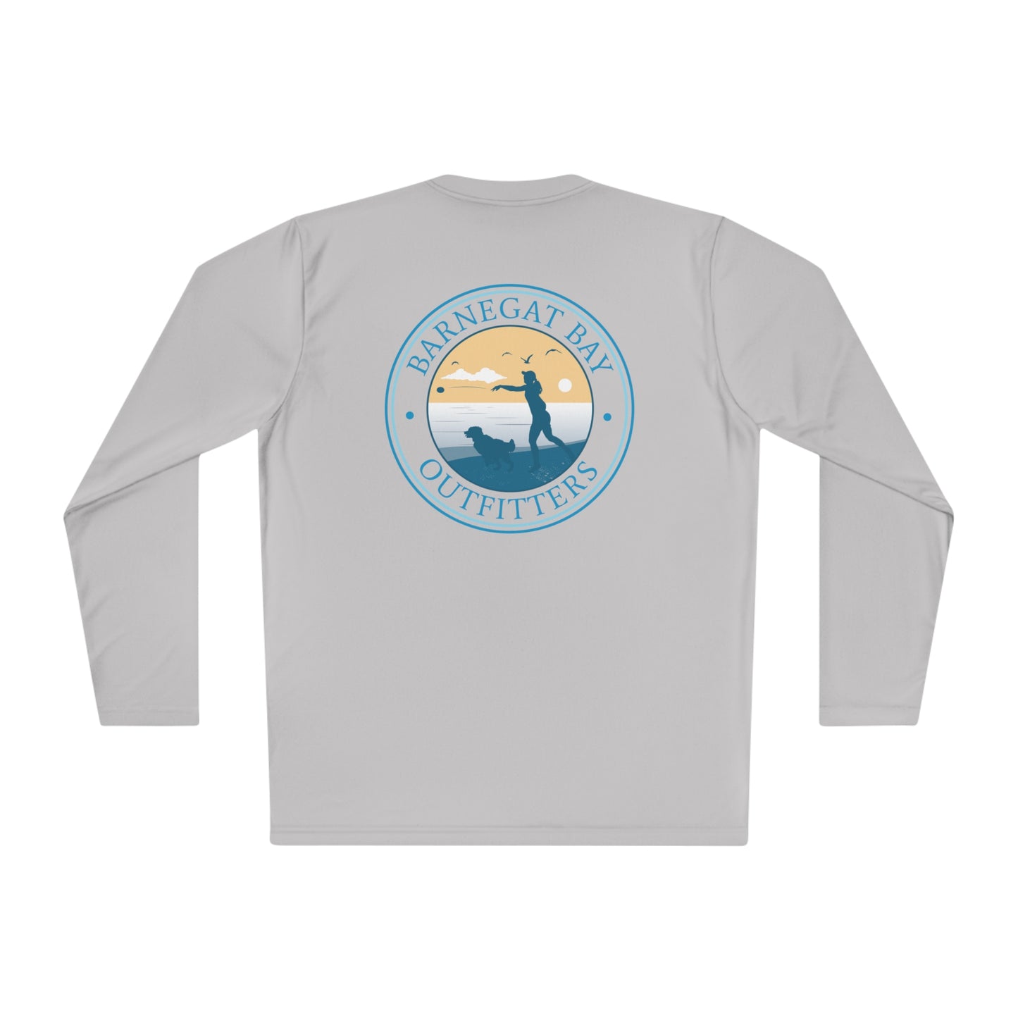 UPF40+ Fetch Scene Logo Unisex Performance Long Sleeve Tee