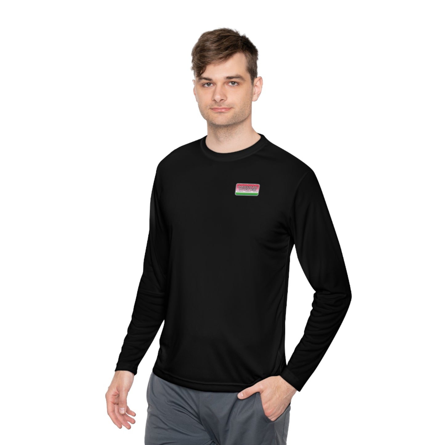 UPF40+ Watermelon Logo Unisex Performance Long Sleeve Tee