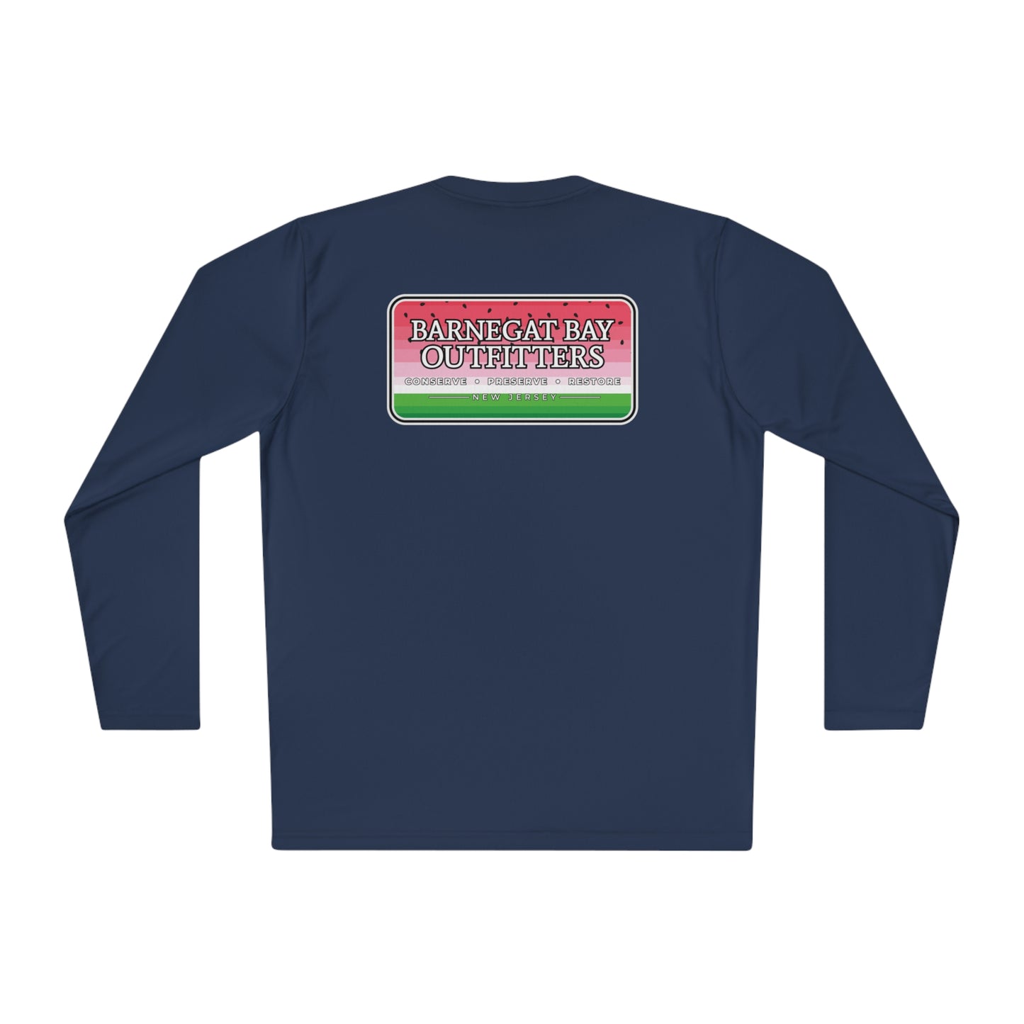 UPF40+ Watermelon Logo Unisex Performance Long Sleeve Tee