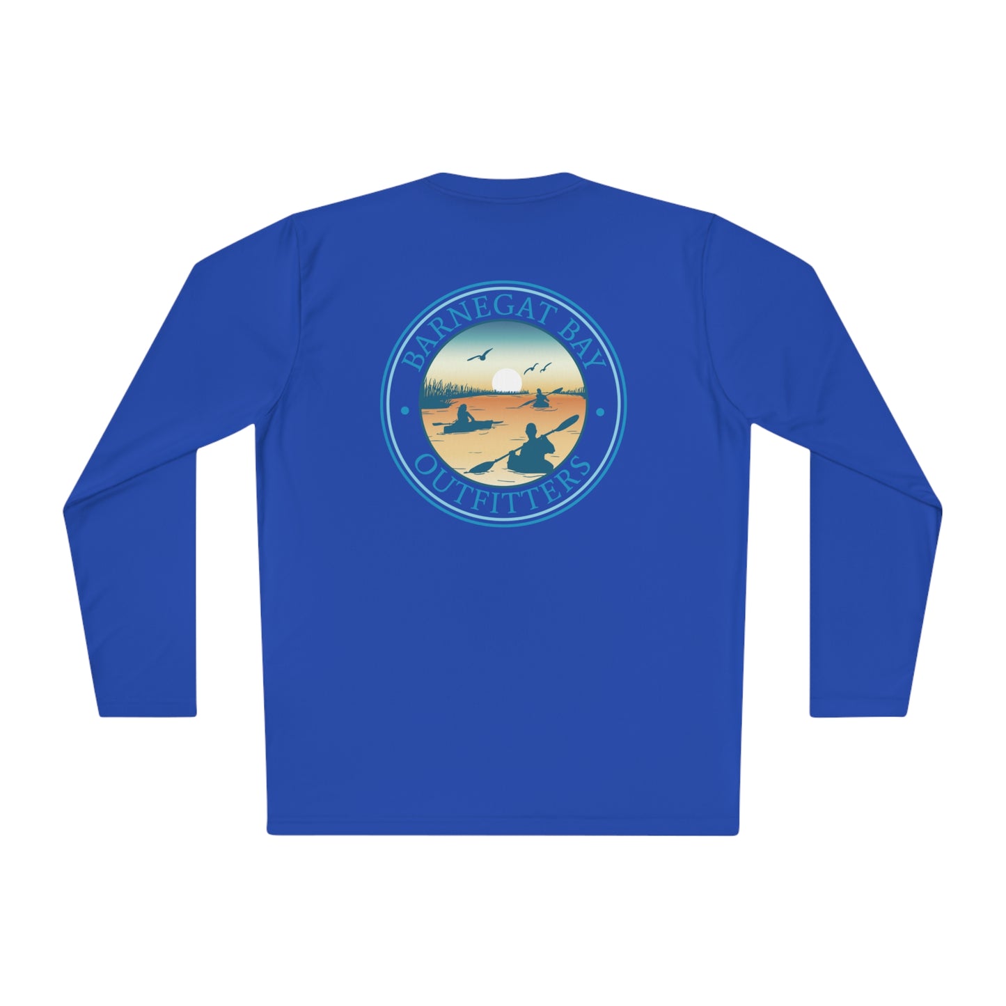 UPF40+ Kayak Scene Logo Unisex Performance Long Sleeve Tee