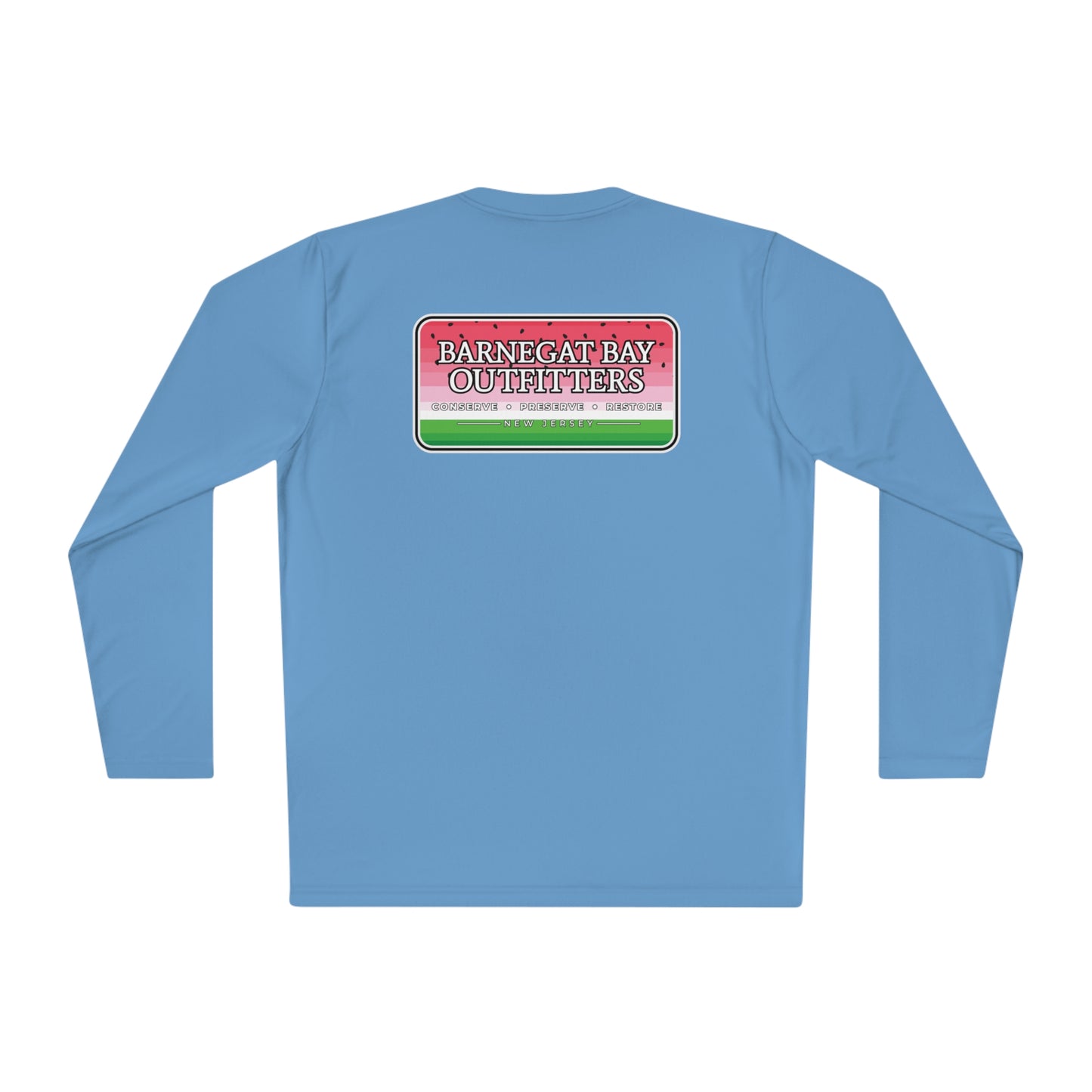 UPF40+ Watermelon Logo Unisex Performance Long Sleeve Tee