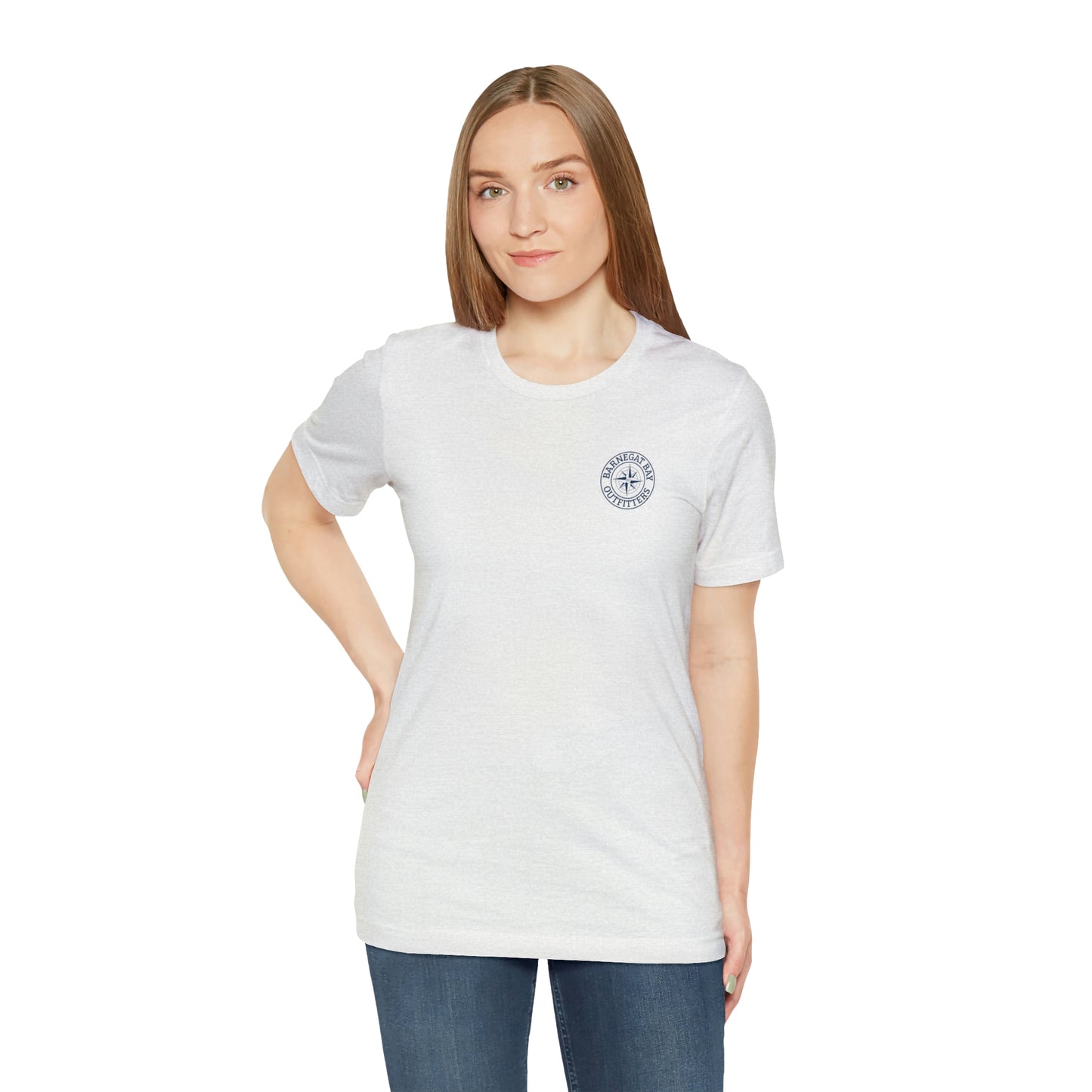 Barnegat Bay Map Soft Cotton T-Shirt