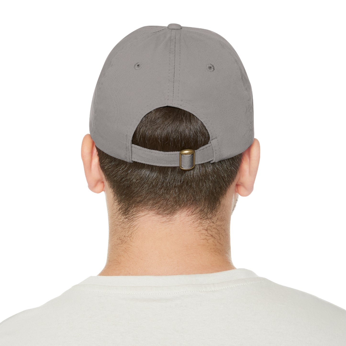 Compass Round Logo Leather Patch Hat