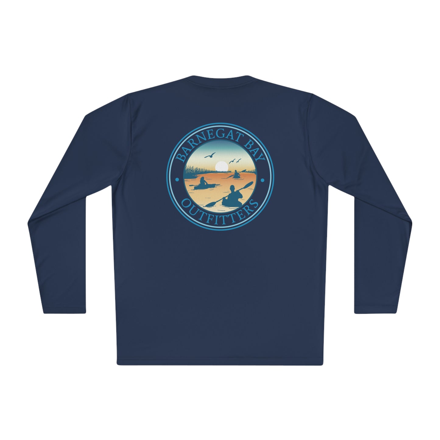 UPF40+ Kayak Scene Logo Unisex Performance Long Sleeve Tee