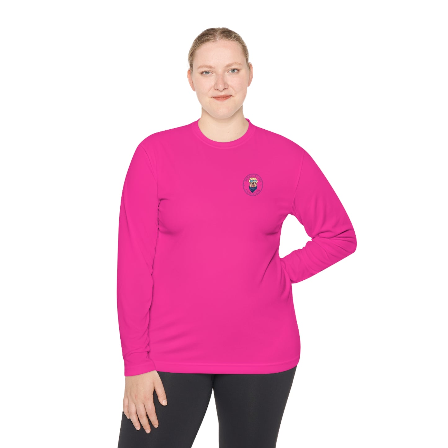 UPF40+ Golden Logo Unisex Performance Long Sleeve Tee