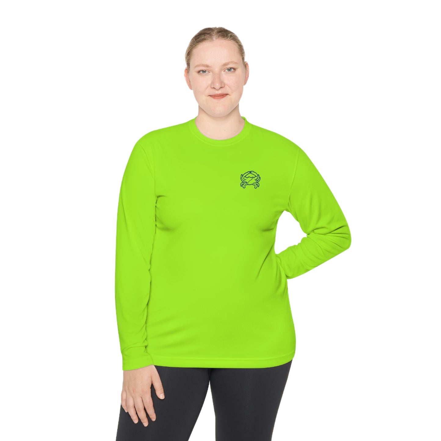 UPF40+ Barnegat Bay Crab Logo Unisex Performance Long Sleeve Tee