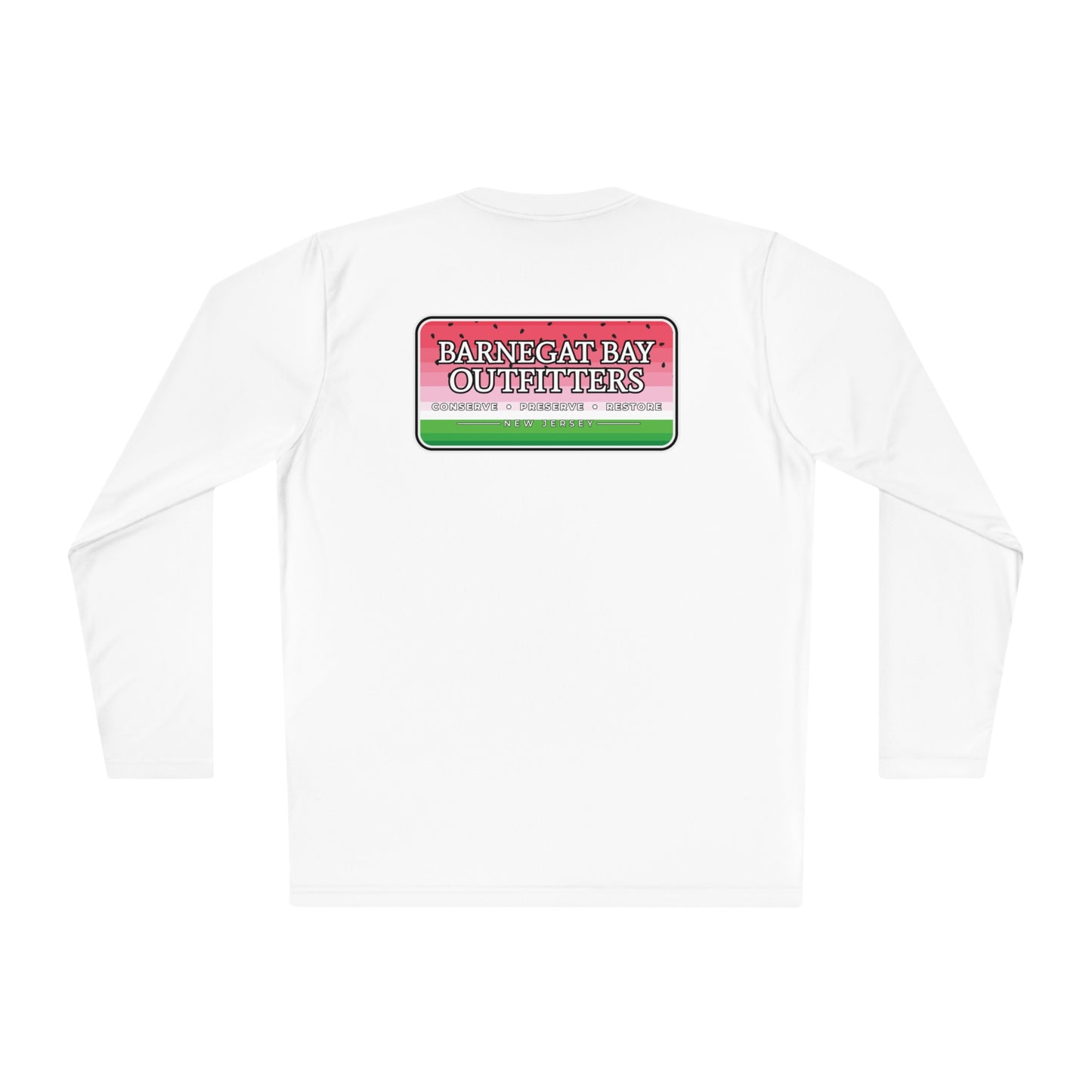 UPF40+ Watermelon Logo Unisex Performance Long Sleeve Tee