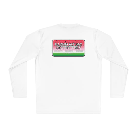 UPF40+ Watermelon Logo Unisex Performance Long Sleeve Tee