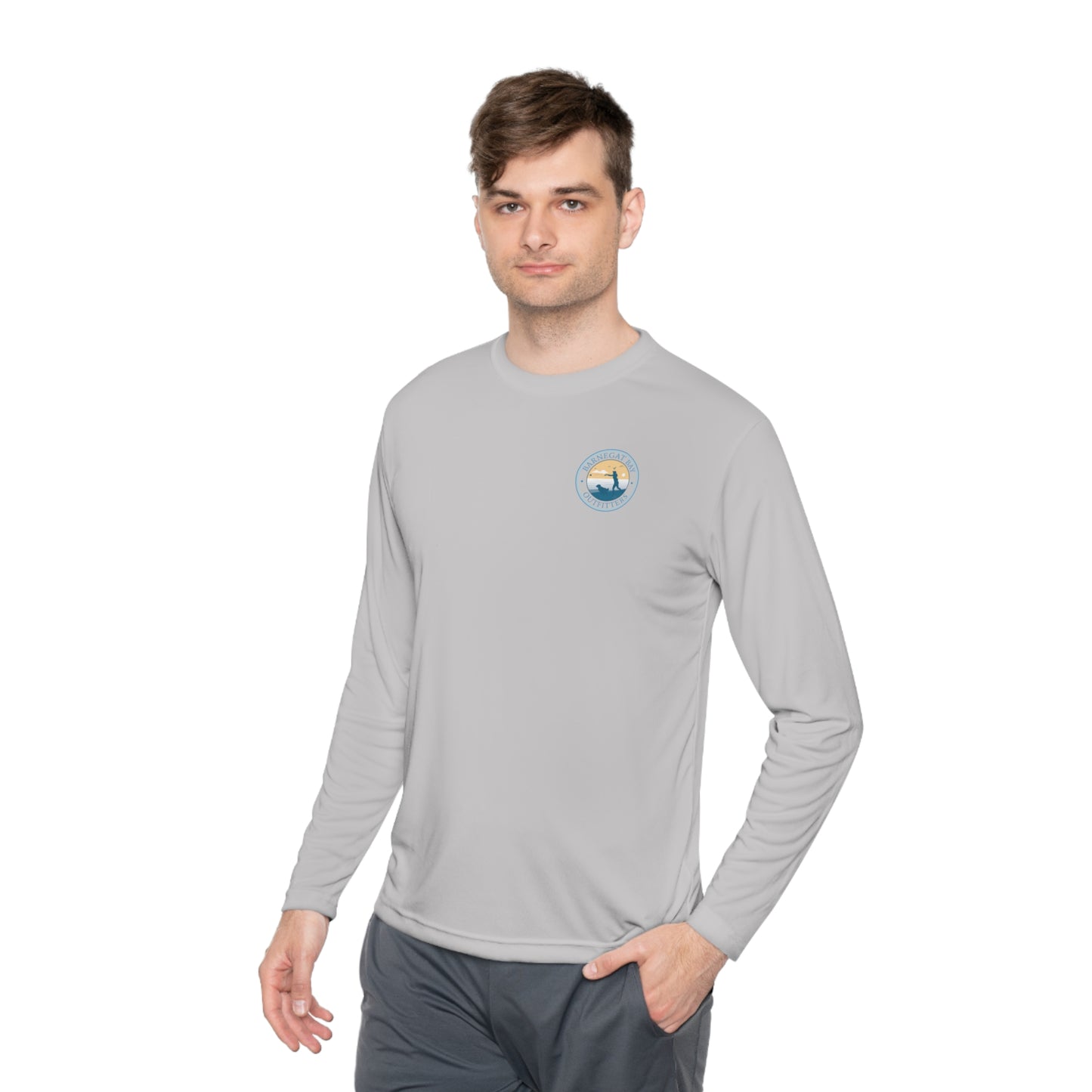 UPF40+ Fetch Scene Logo Unisex Performance Long Sleeve Tee