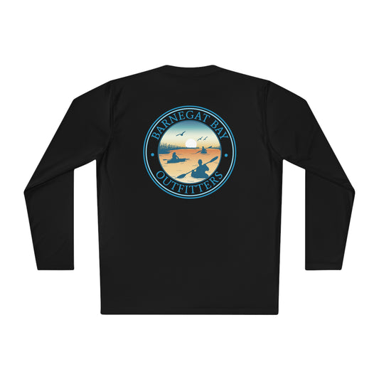 UPF40+ Kayak Scene Logo Unisex Performance Long Sleeve Tee