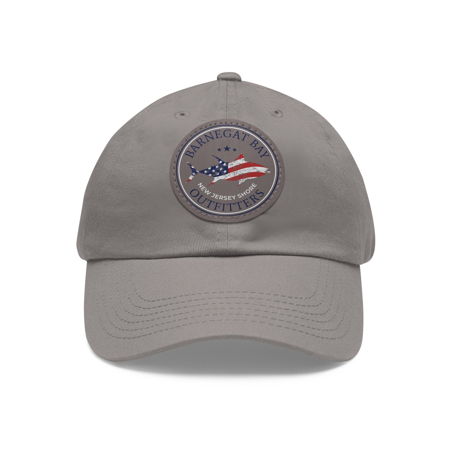 Tuna Flag Round Logo Leather Patch Hat