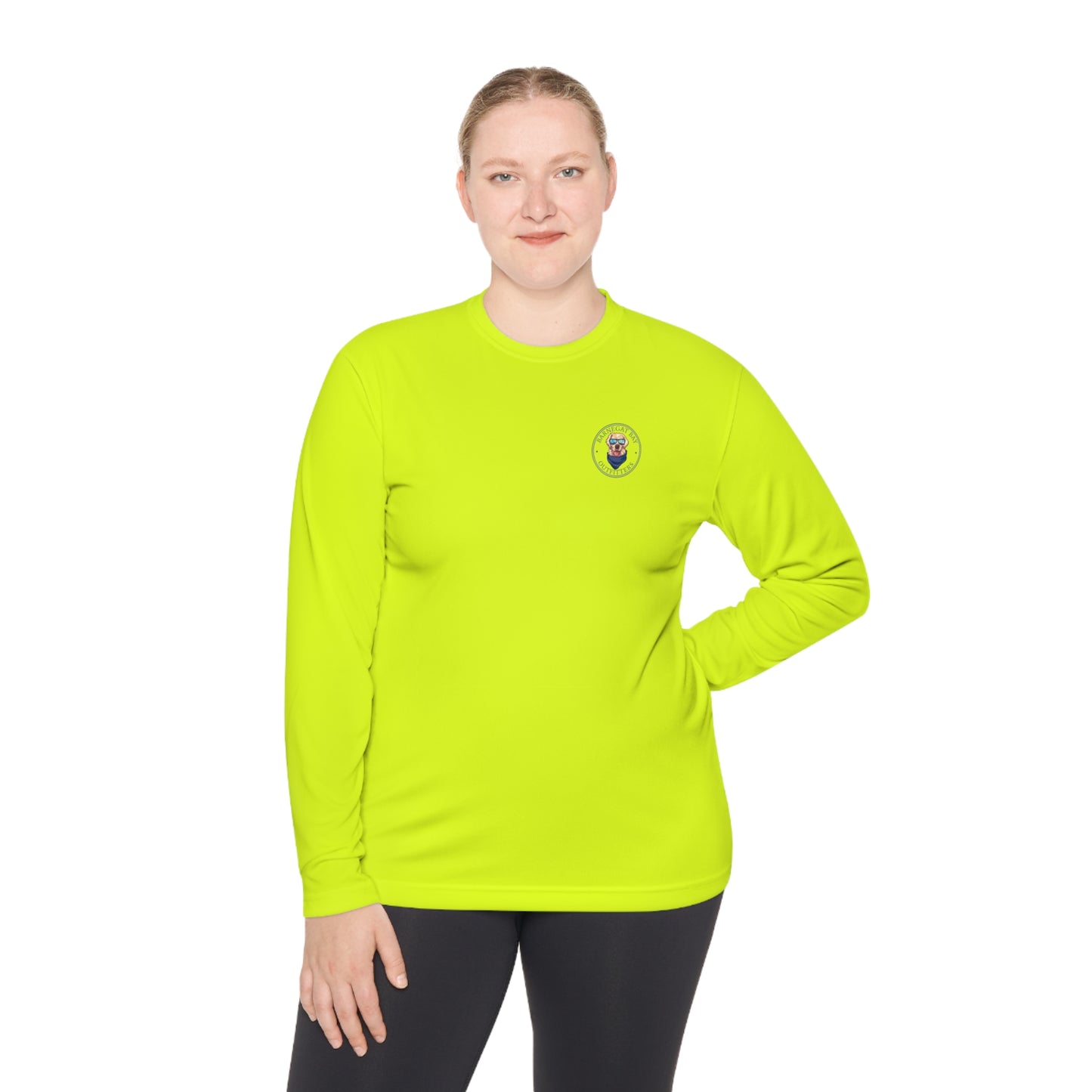 UPF40+ Golden Logo Unisex Performance Long Sleeve Tee