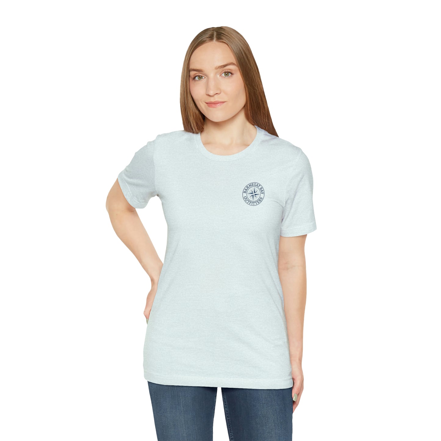 Barnegat Bay Map Soft Cotton T-Shirt