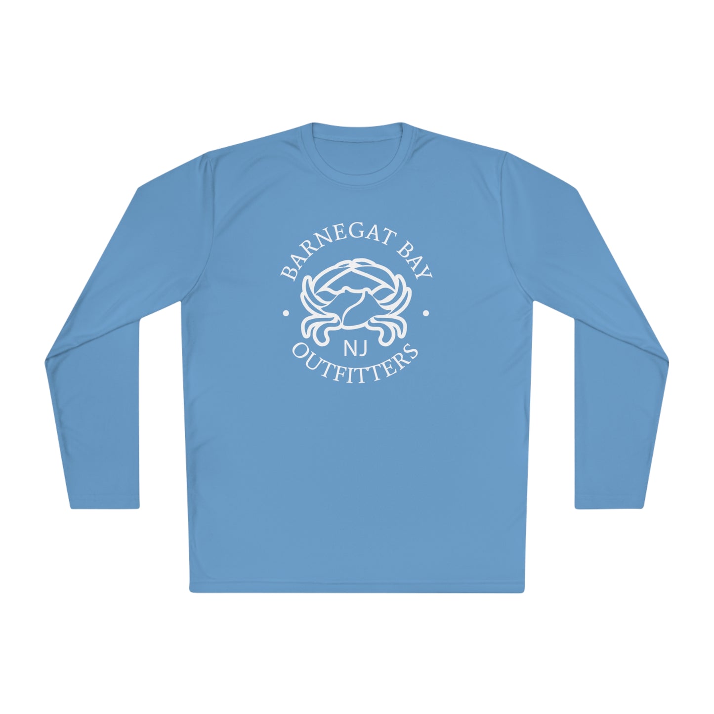 UPF40+ Crab Front Logo Unisex Performance Long Sleeve Tee