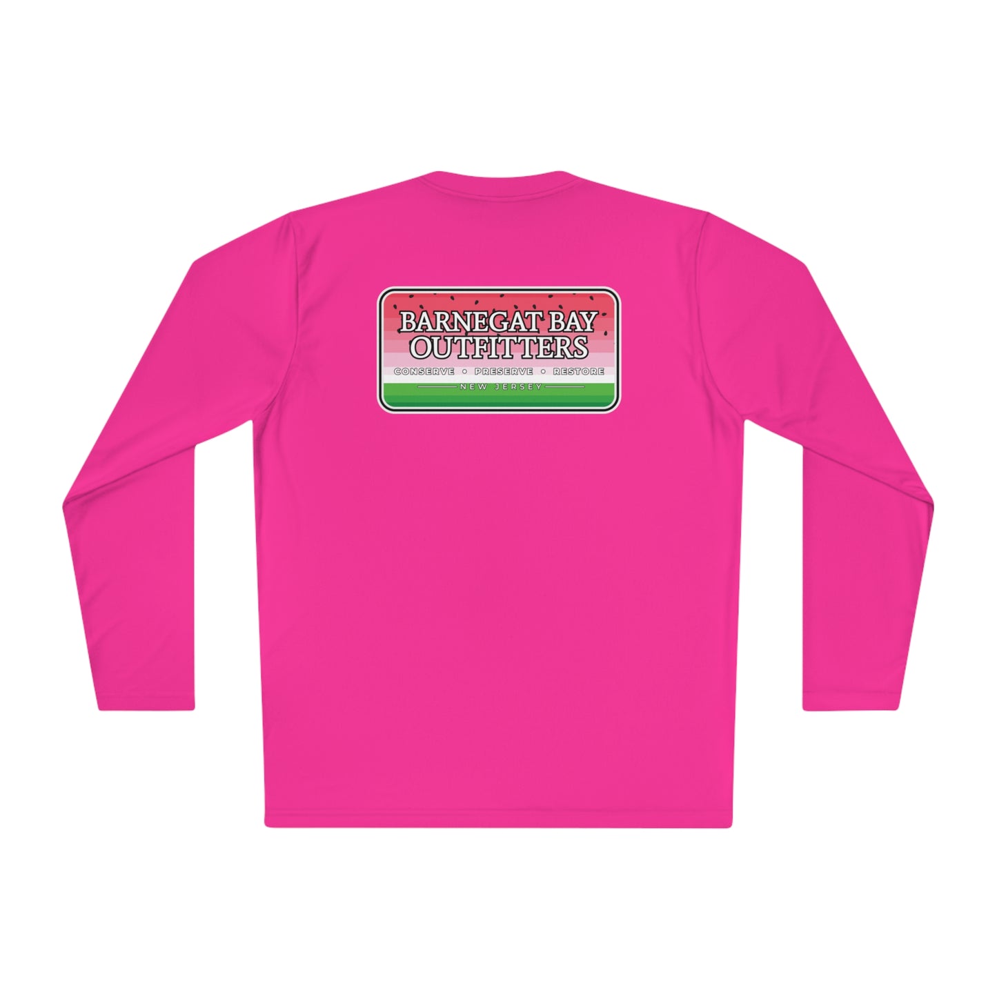 UPF40+ Watermelon Logo Unisex Performance Long Sleeve Tee