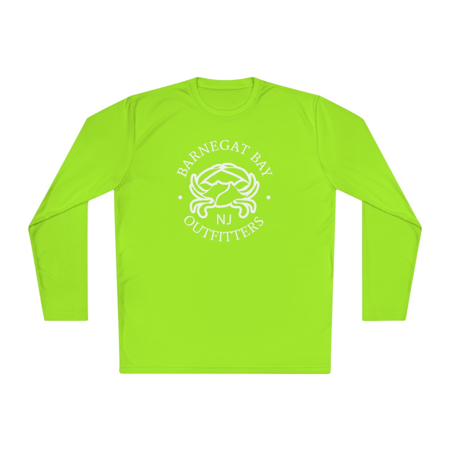 UPF40+ Crab Front Logo Unisex Performance Long Sleeve Tee